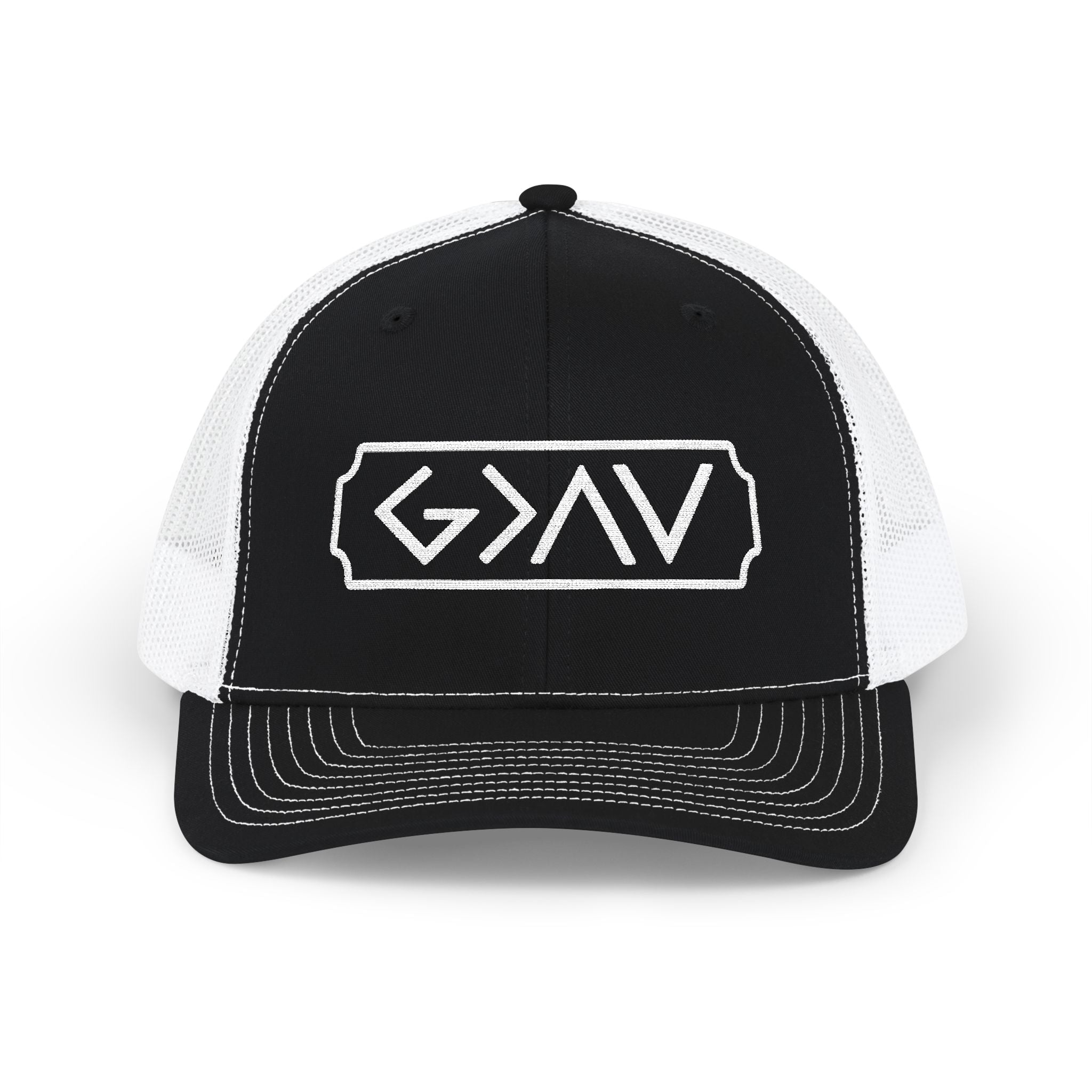 God is Greater than Ups and Downs Richardson Snapback Hat