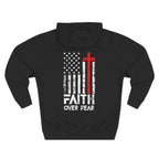 Faith Over Fear Firefighter Tribute Hoodie