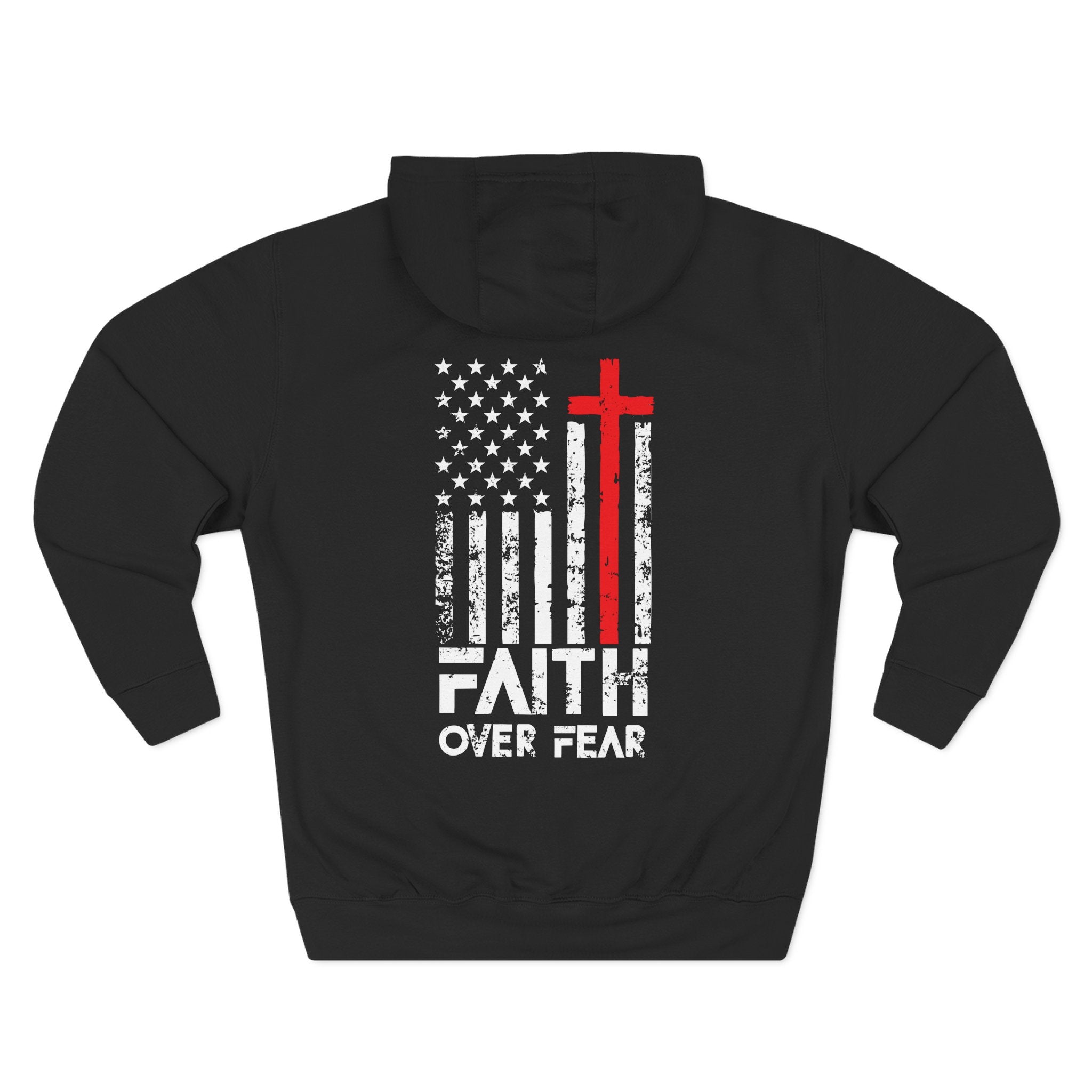 Faith Over Fear Firefighter Tribute Hoodie