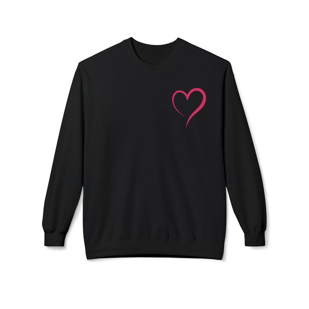 Love Never Fails Valentines Day Sweatshirt