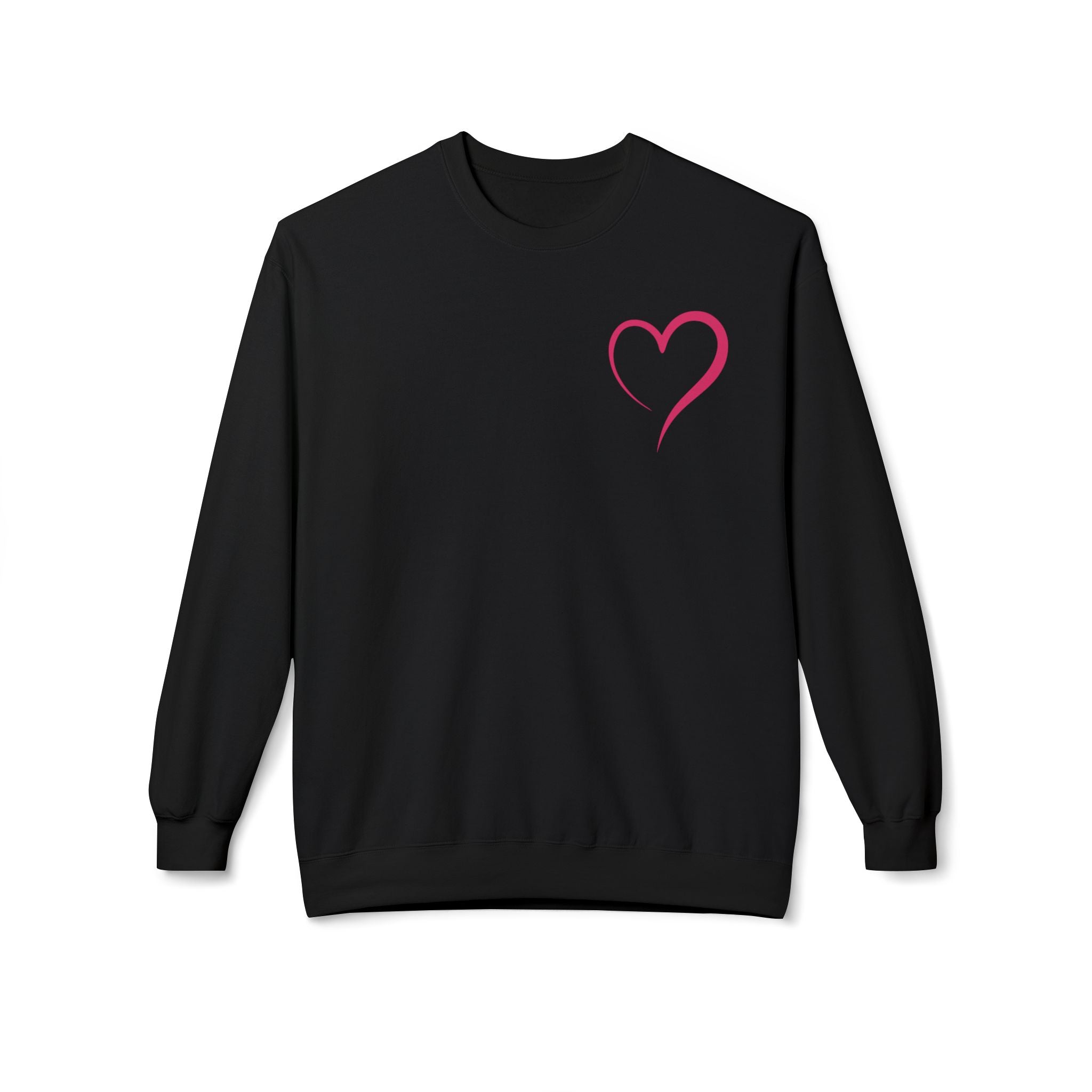 Love Never Fails Valentines Day Sweatshirt
