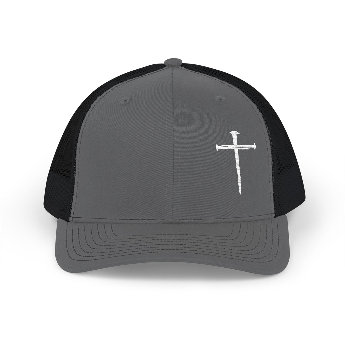 Nail Cross Embroidered Richardson 112 Snapback Hat