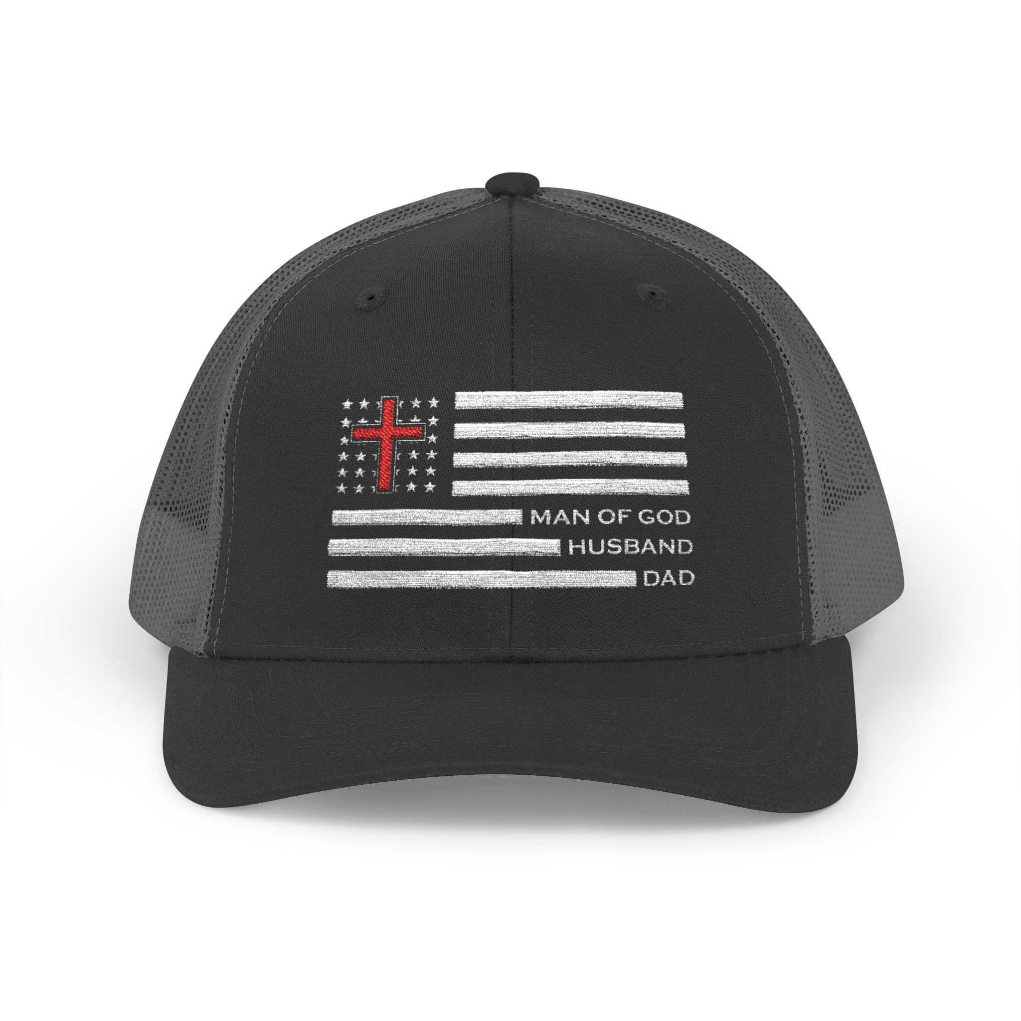 Man of God, Husband, Dad Snapback Hat