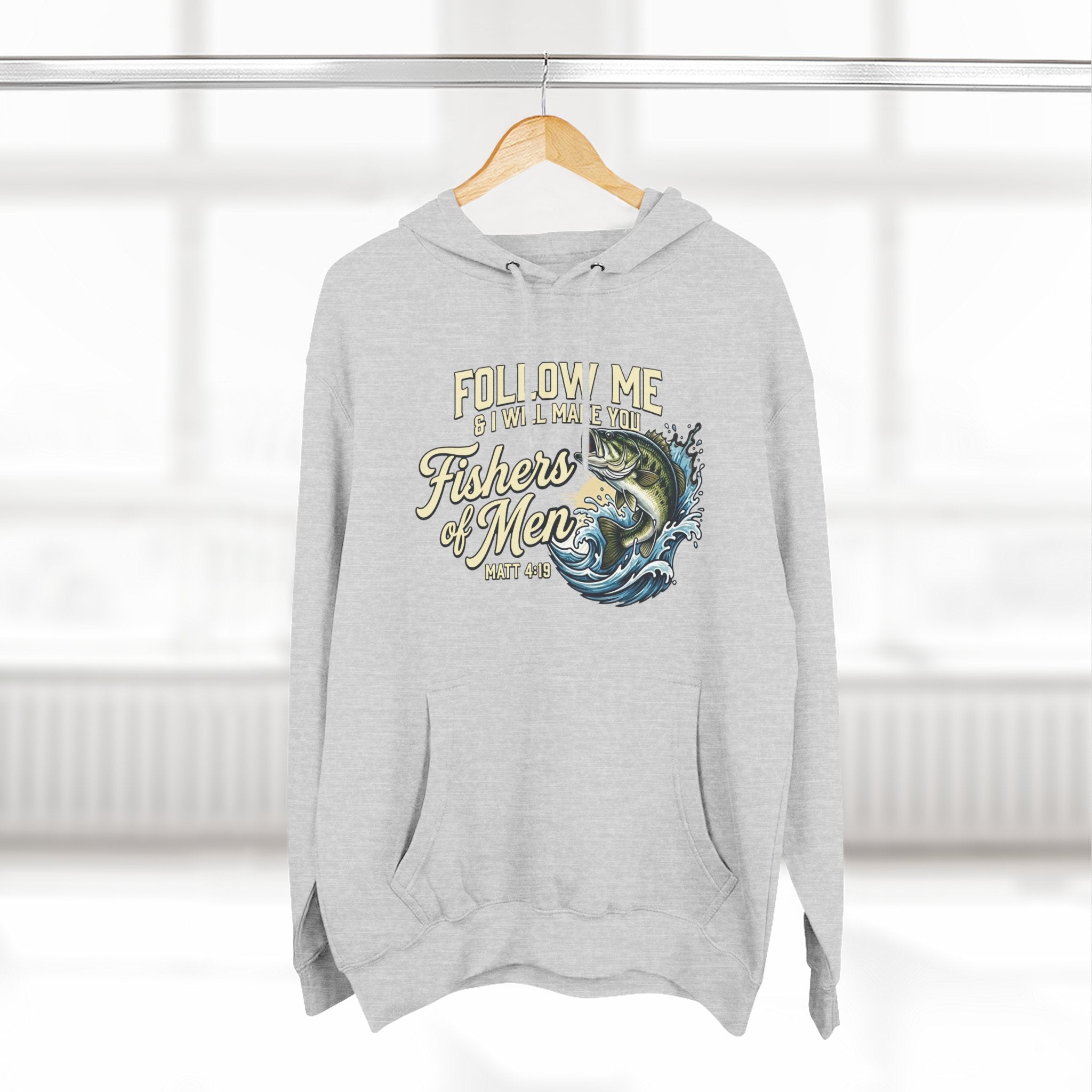 Fishers of Men Matthew 4:19 Hoodie