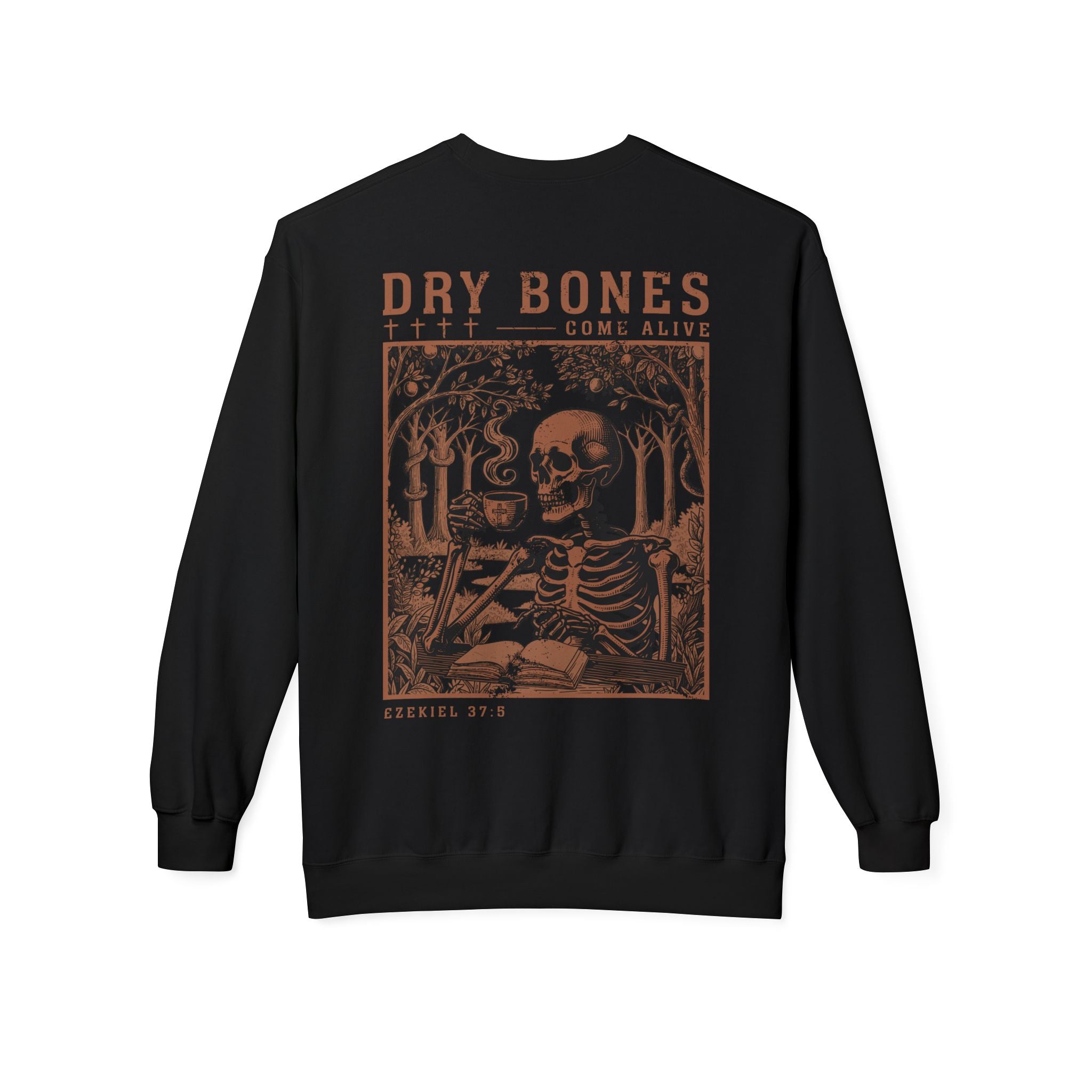 Dry Bones Come Alive Premium Vintage Gold Sweatshirt