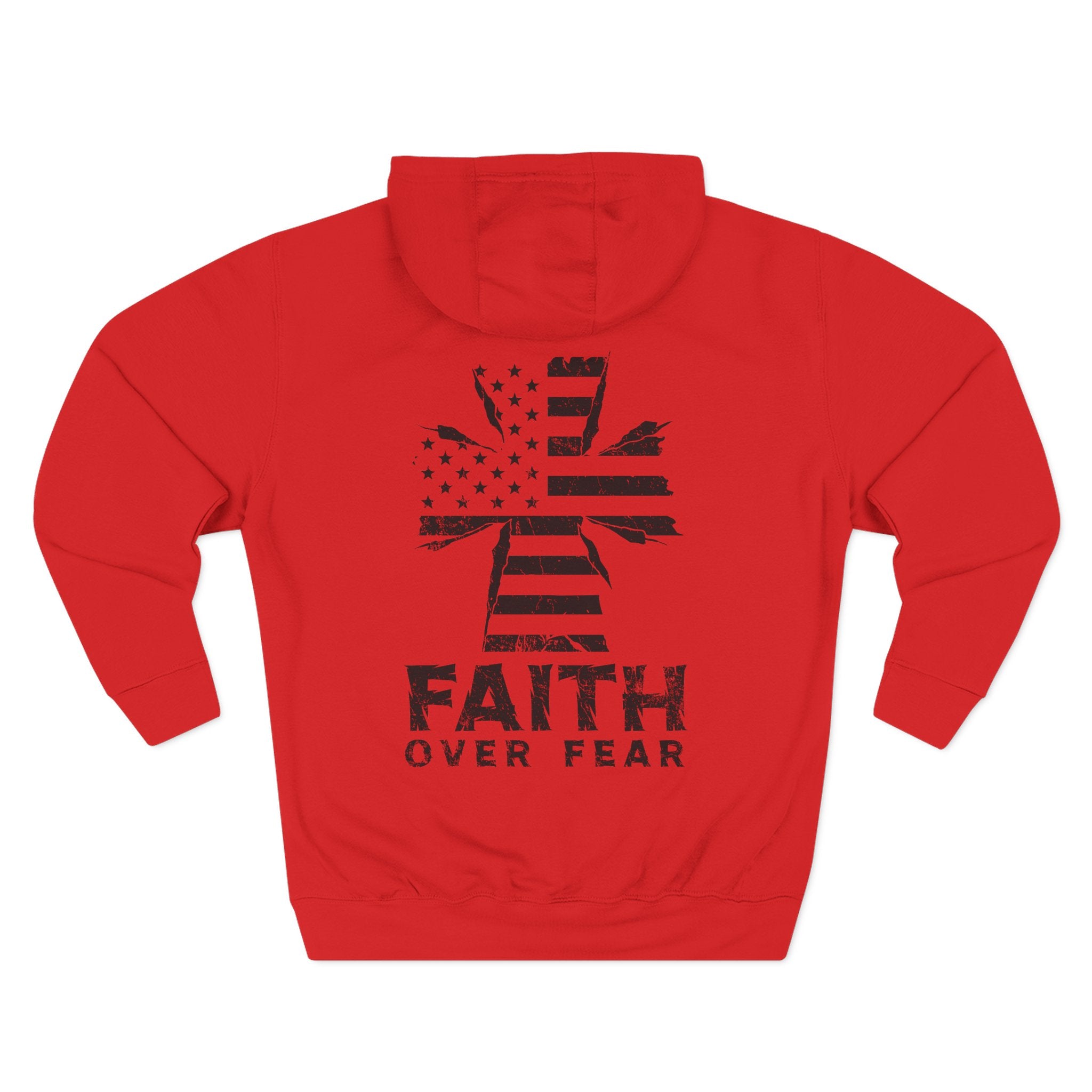 Faith Over Fear Patriotic Hoodie