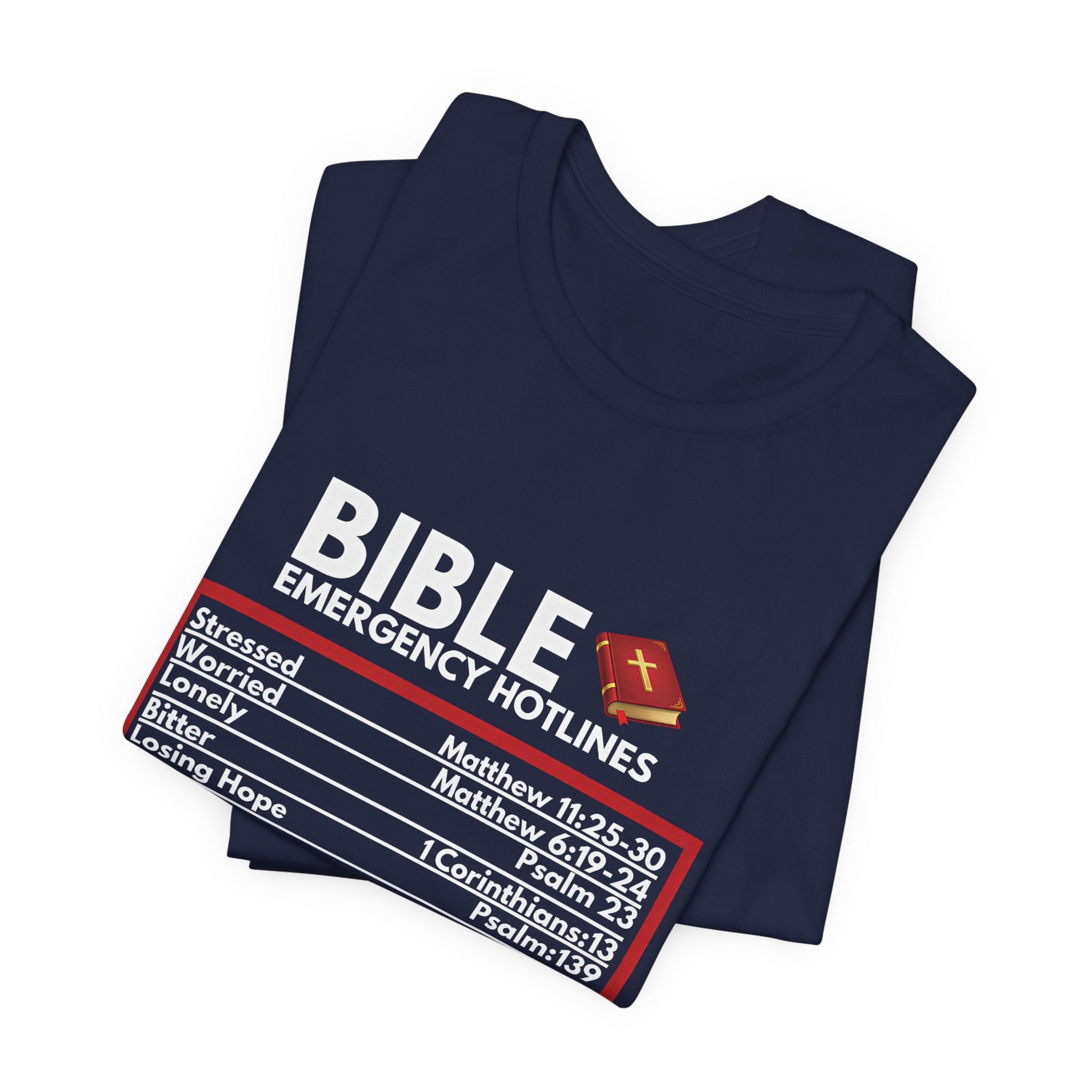 Bible Emergency Hotline Men's T-shirt