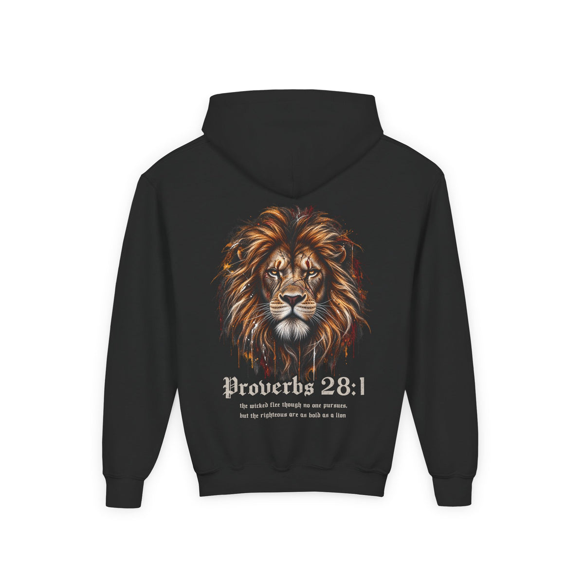 Lion of Judah - Joshua 1:9 Youth Hoodie