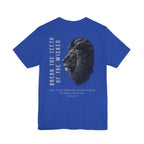Break The Teeth of The Wicked — Psalm 3:7 Front & Back T-Shirt