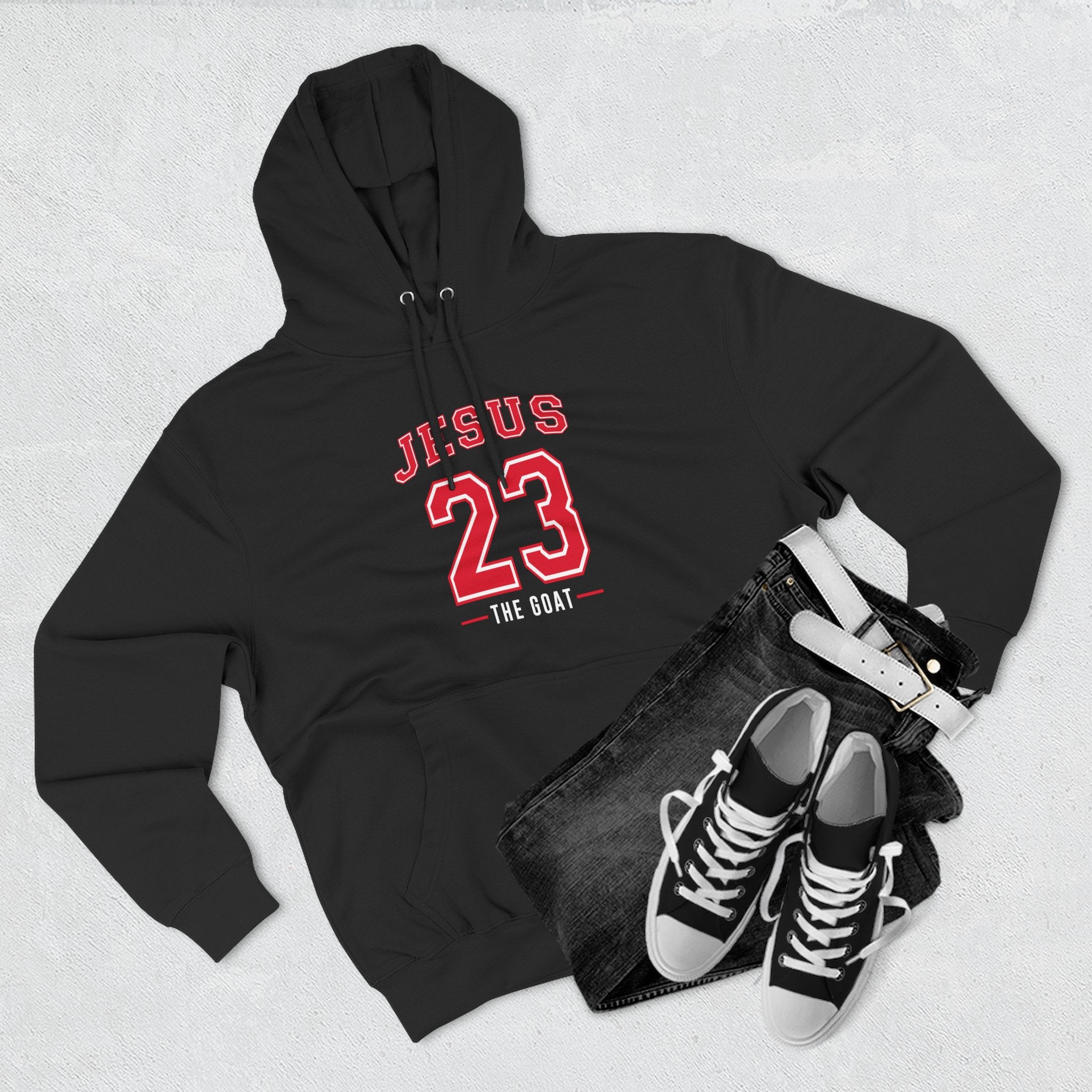 Jesus 23 The Goat Men's Hoodie