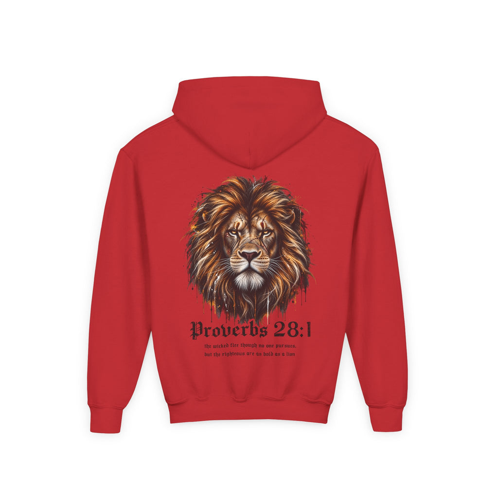 Lion of Judah - Joshua 1:9 Youth Hoodie