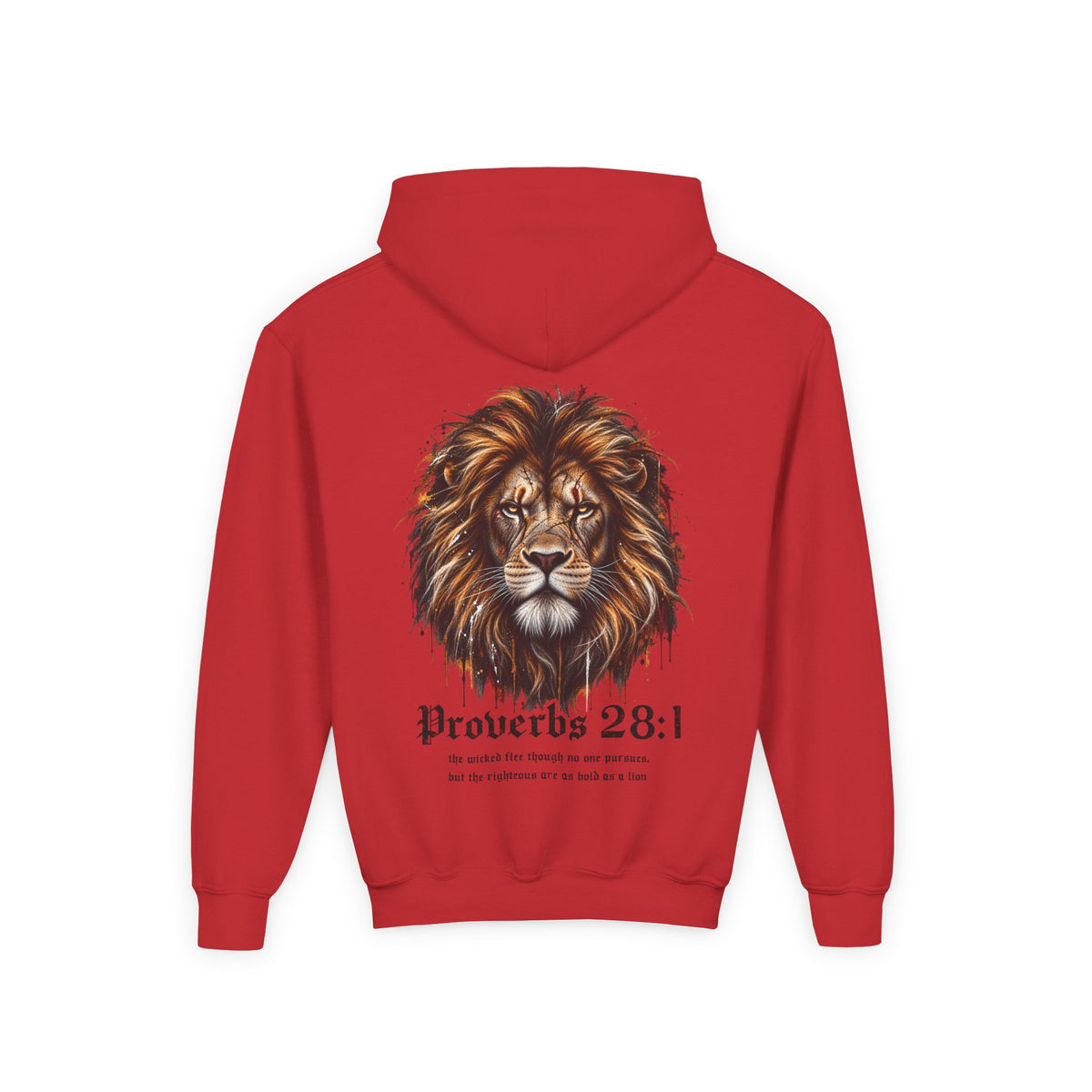Lion of Judah - Joshua 1:9 Youth Hoodie