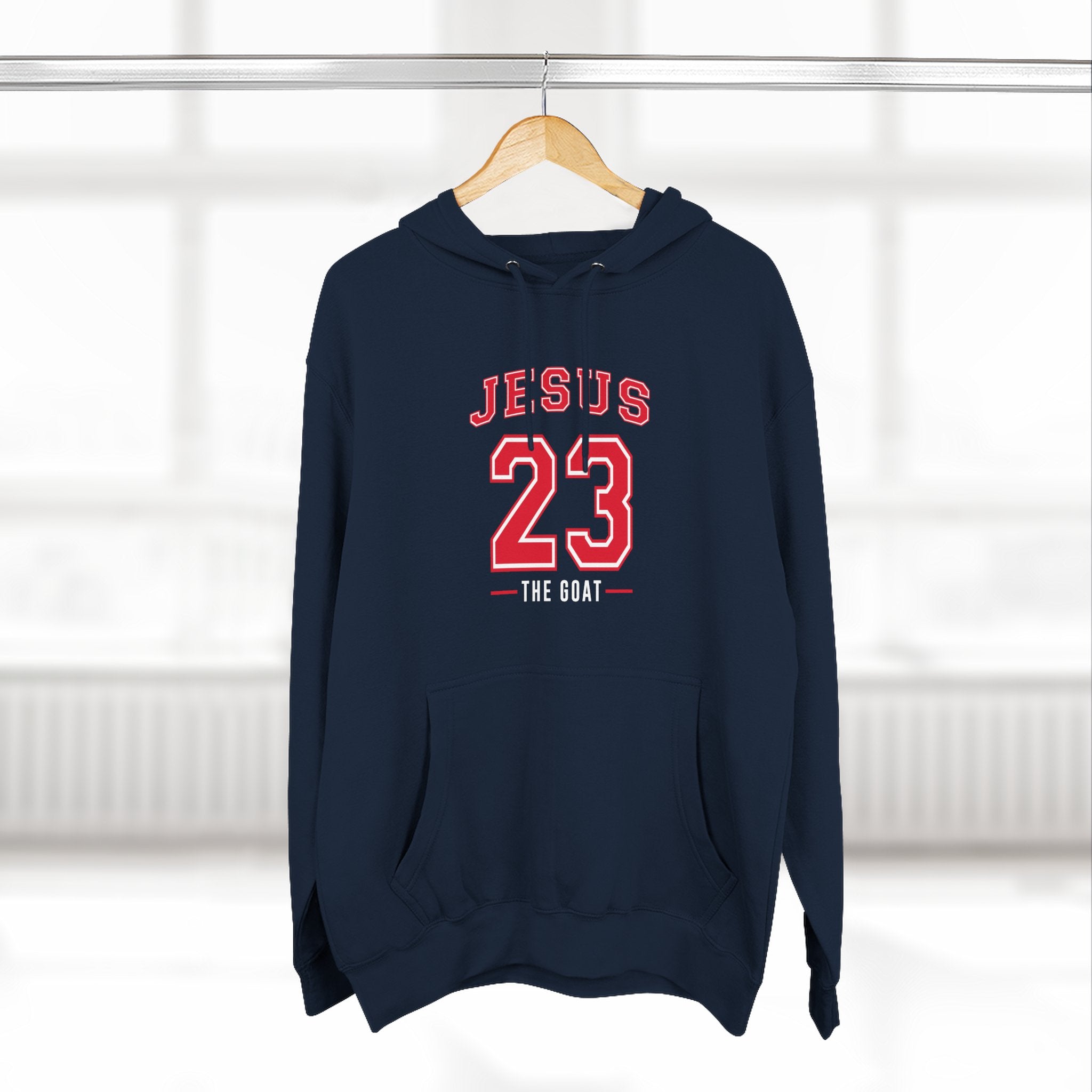 Jesus 23 The Goat Men's Hoodie