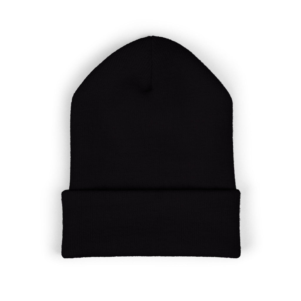 Forged Remnant Beanie — Classic Black Knit Hat