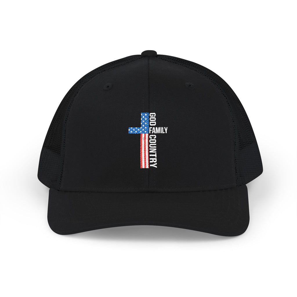 God, Family, Country Richardson Snapback Hat