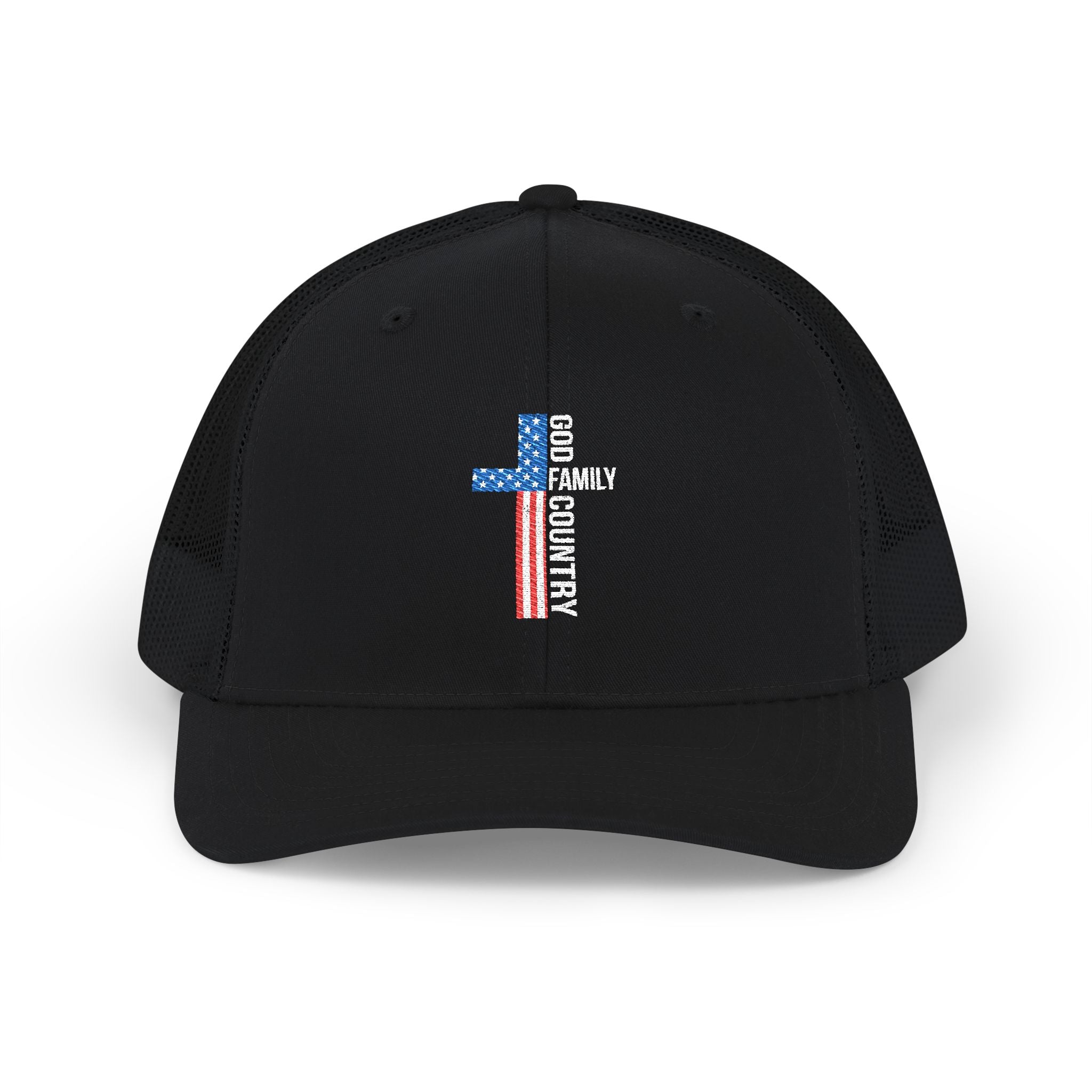 God, Family, Country Richardson Snapback Hat