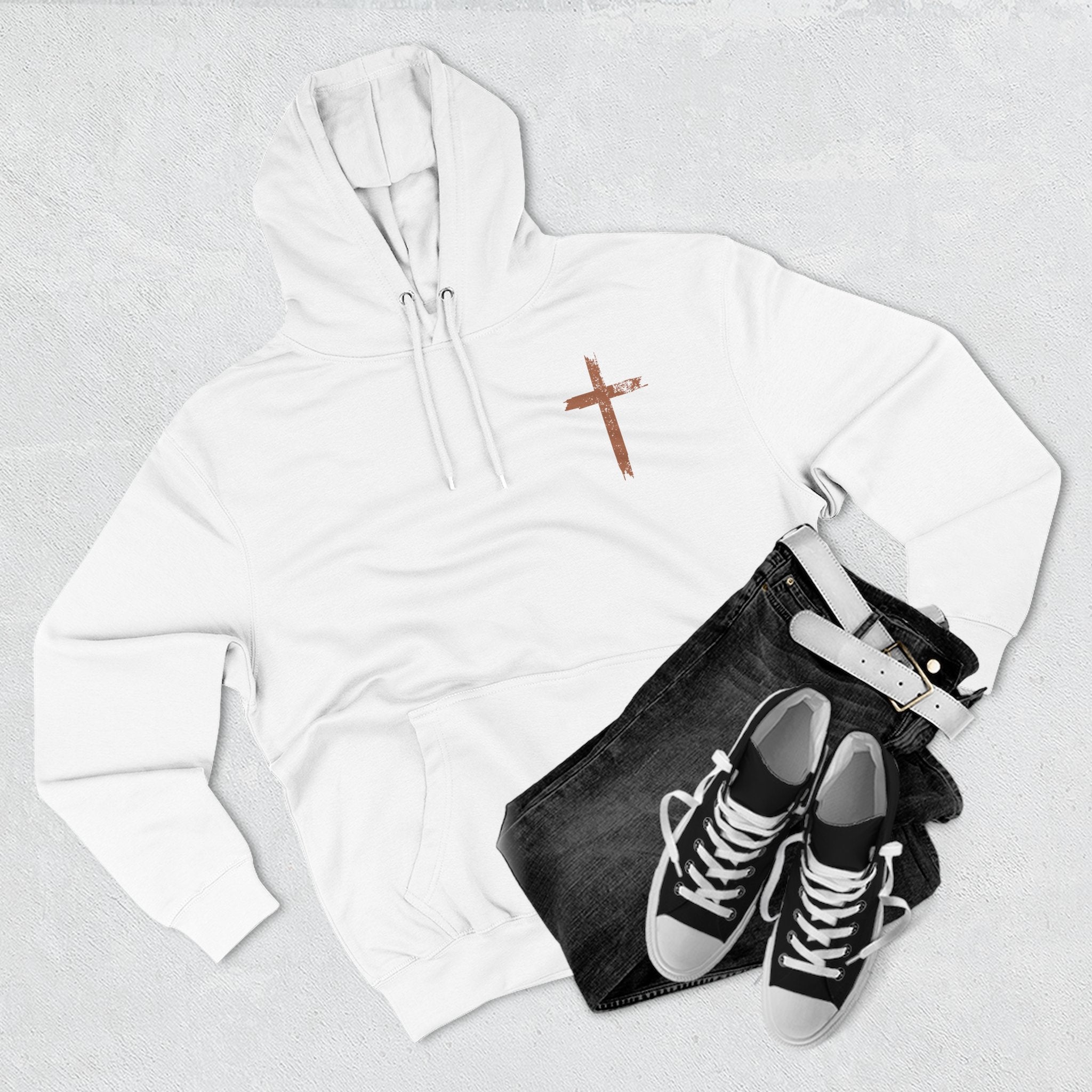 Dry Bones Come Alive Premium Vintage Gold Hoodie
