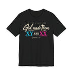 "God Made Them XY And XX" Women's T-Shirt — Genesis 1:27