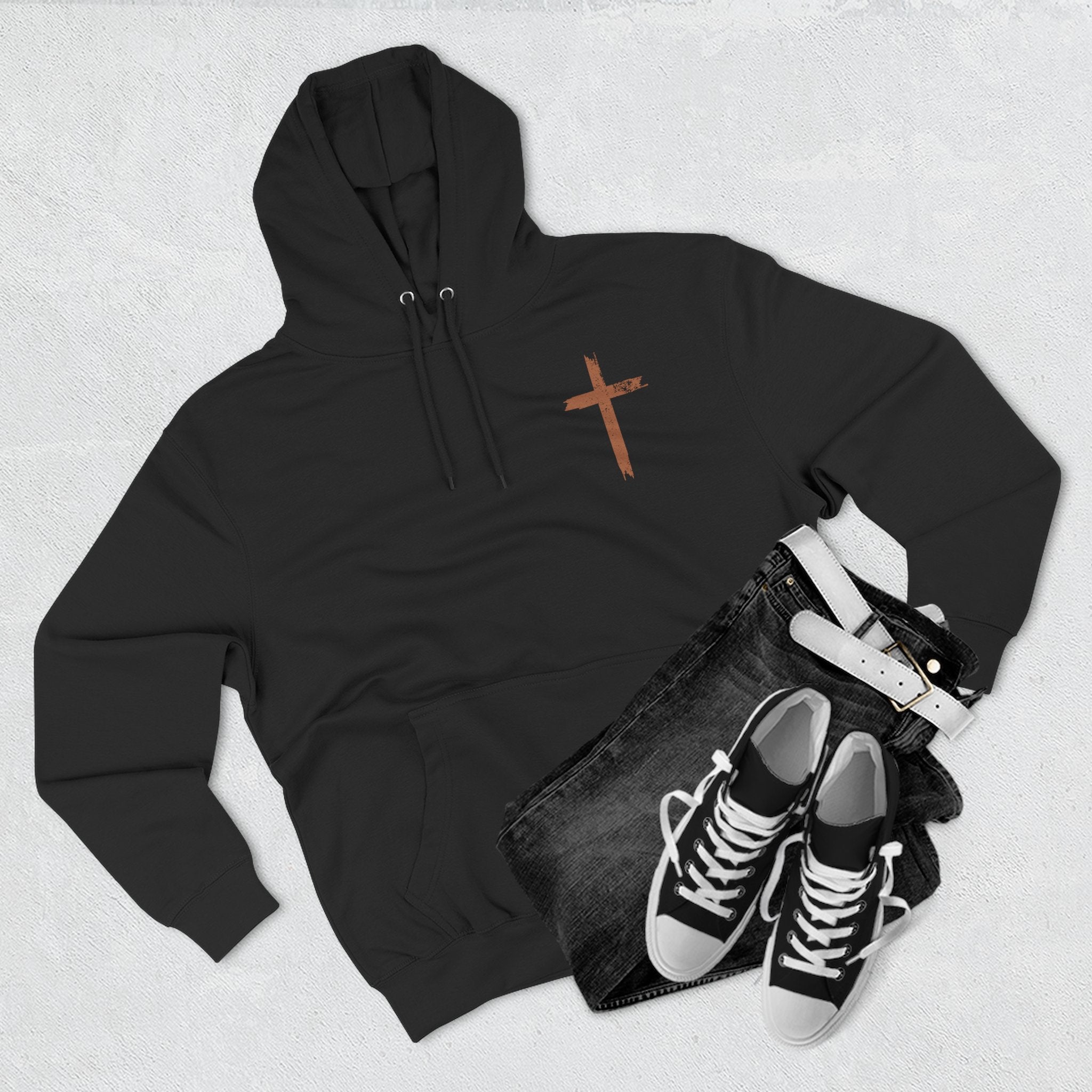Dry Bones Come Alive Premium Vintage Gold Hoodie