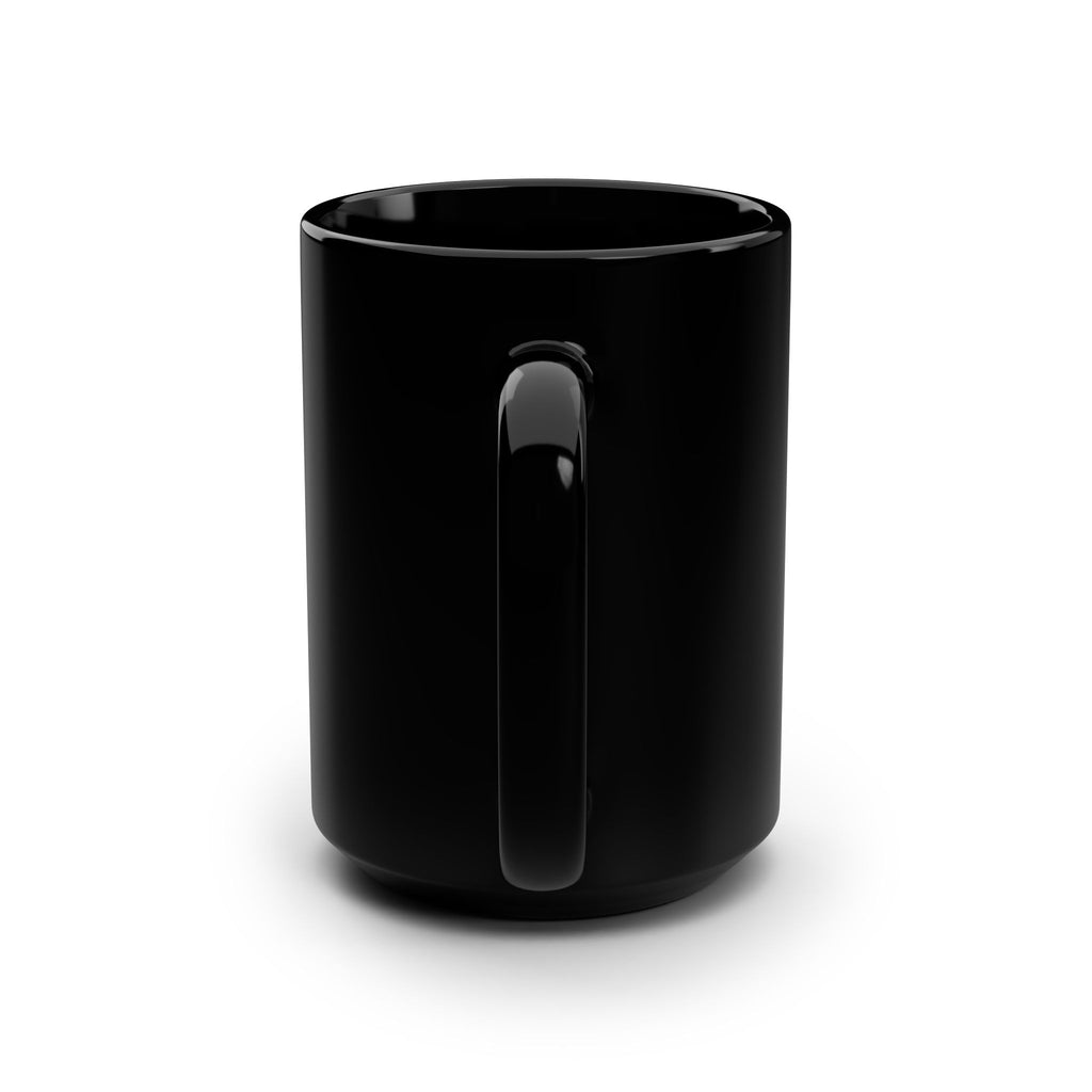 Yahweh Hebrew Script Black 15oz Coffee Mug