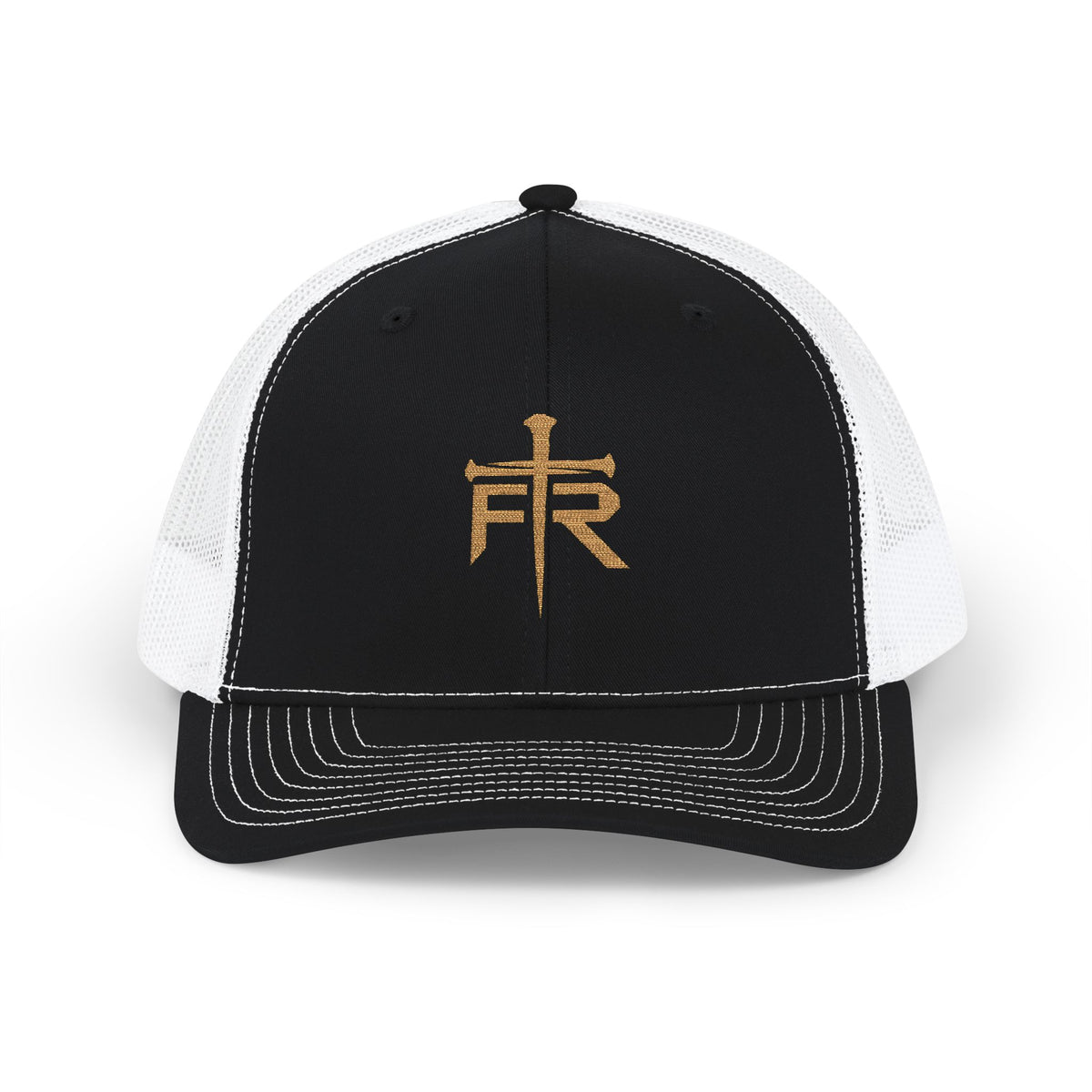 Forged Remnant "FR" Logo Richardson 112 Snapback — Gold