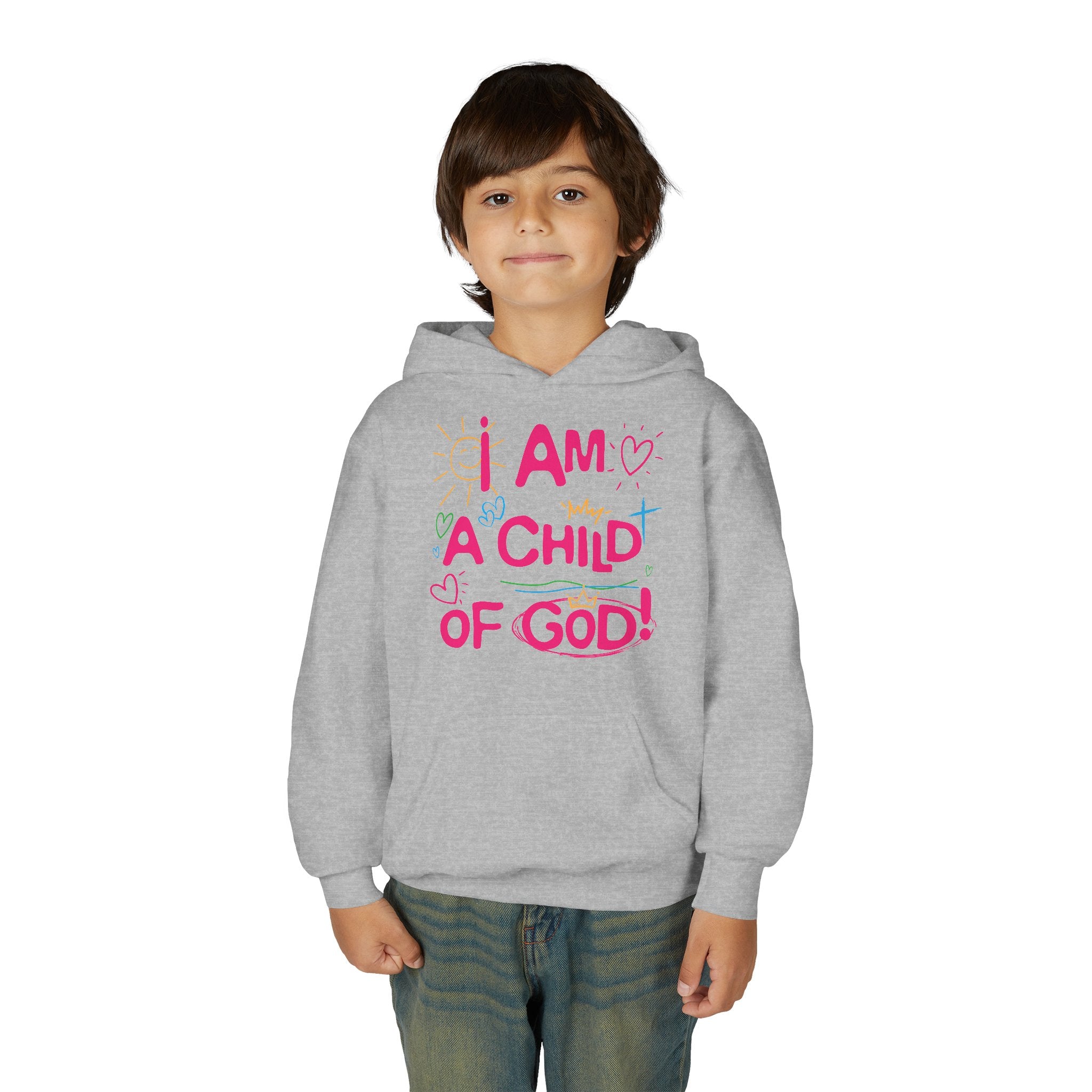 I Am a Child of God Youth Hoodie
