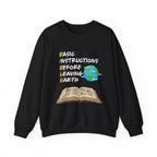 Basic Instructions Before Leaving Earth Sweatshirt