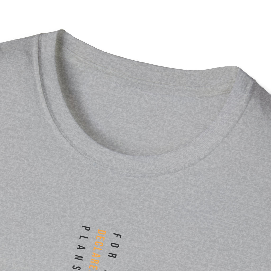 For I know The Plans Jeremiah 29:11 T-Shirt