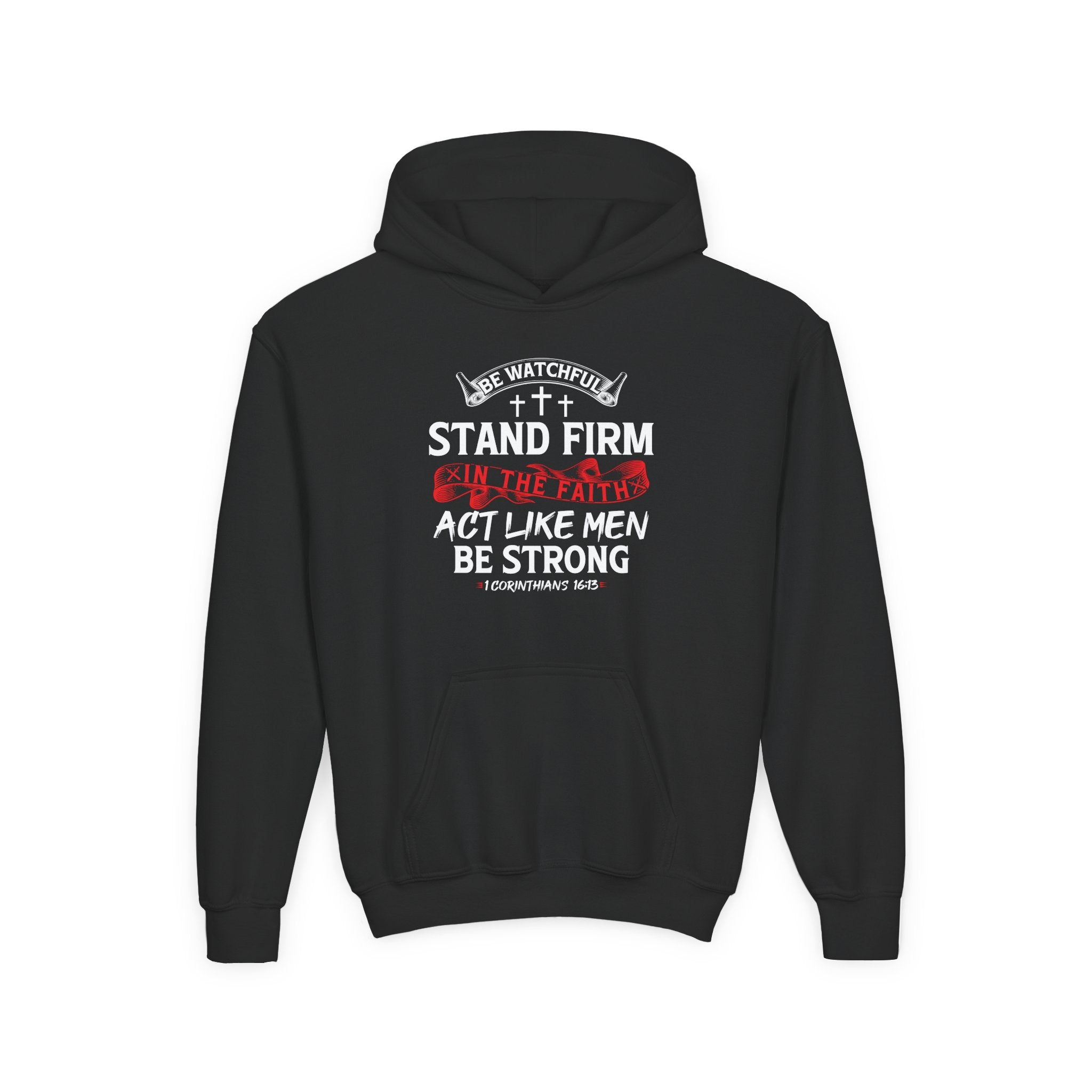 Stand Firm in the Faith Youth Hoodie
