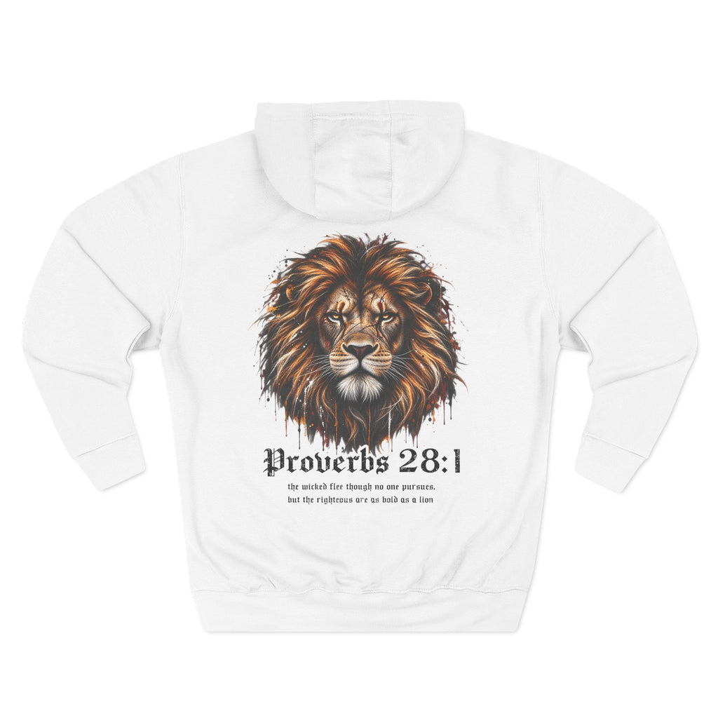 Lion Of Judah - Proverbs 28:1 Men's Hoodie