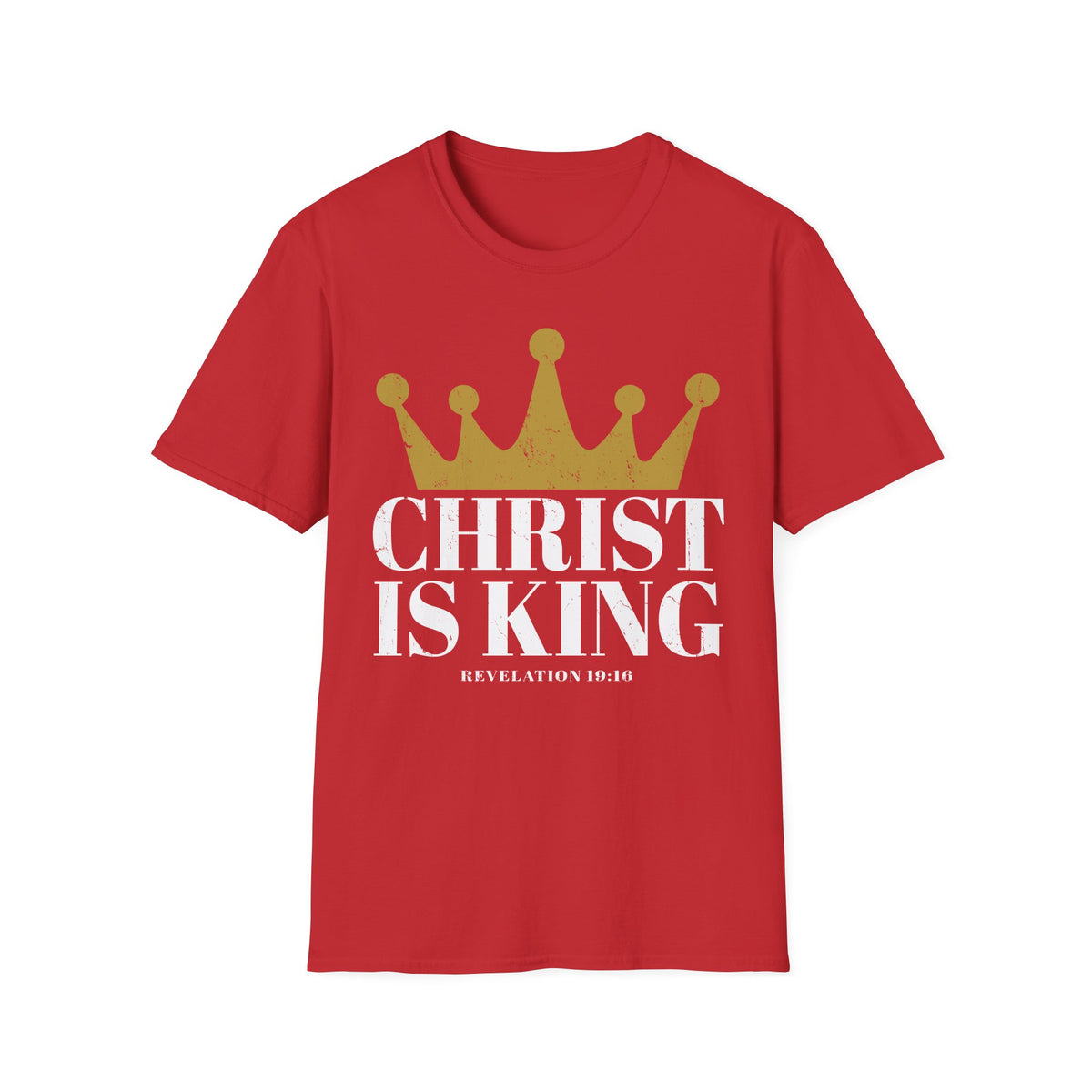 Christ Is King Premium Christian Tee