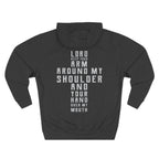 Lord Keep Your Arm Around My Cross Design Hoodie