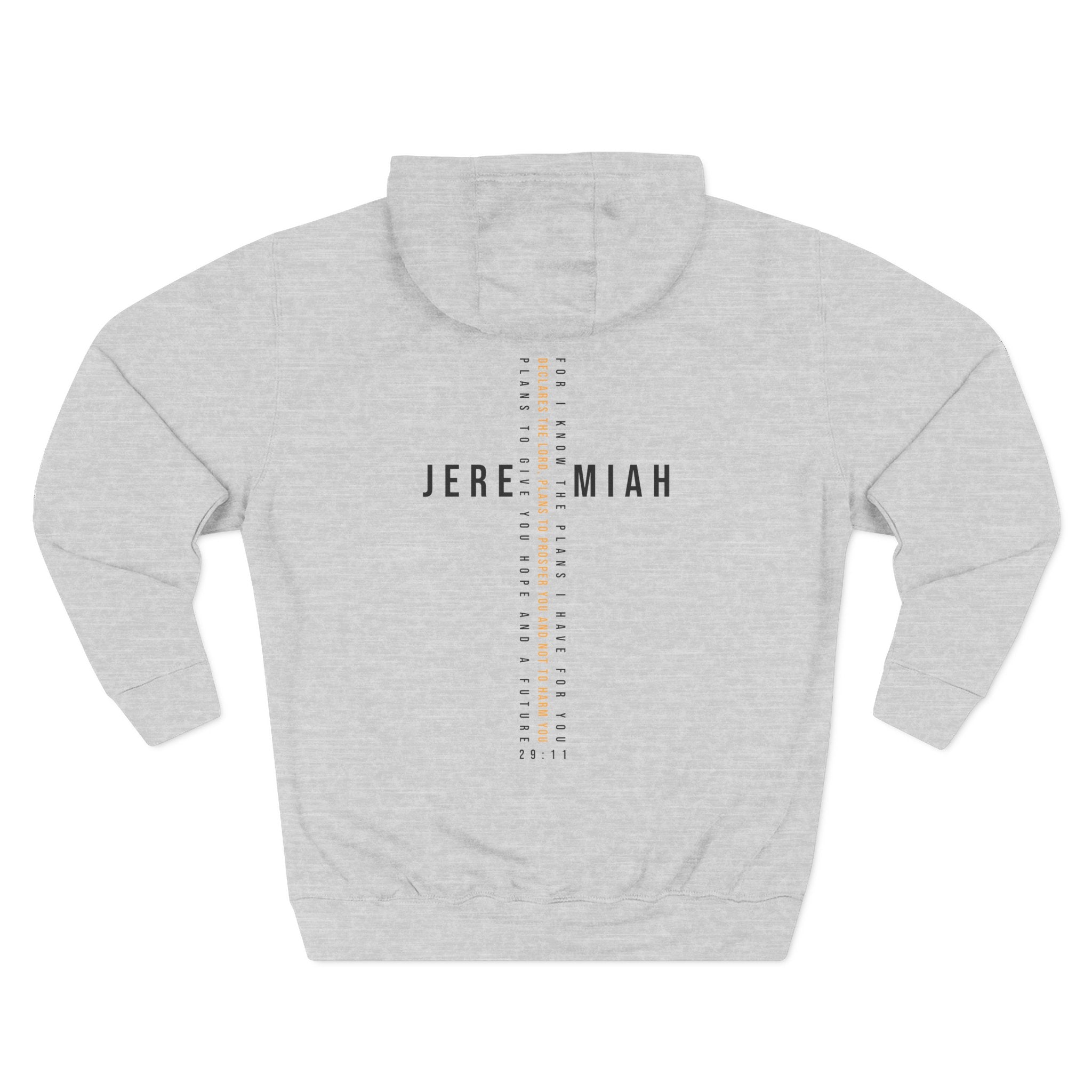 For I know the Plans Jeremiah 29:11 Hoodie