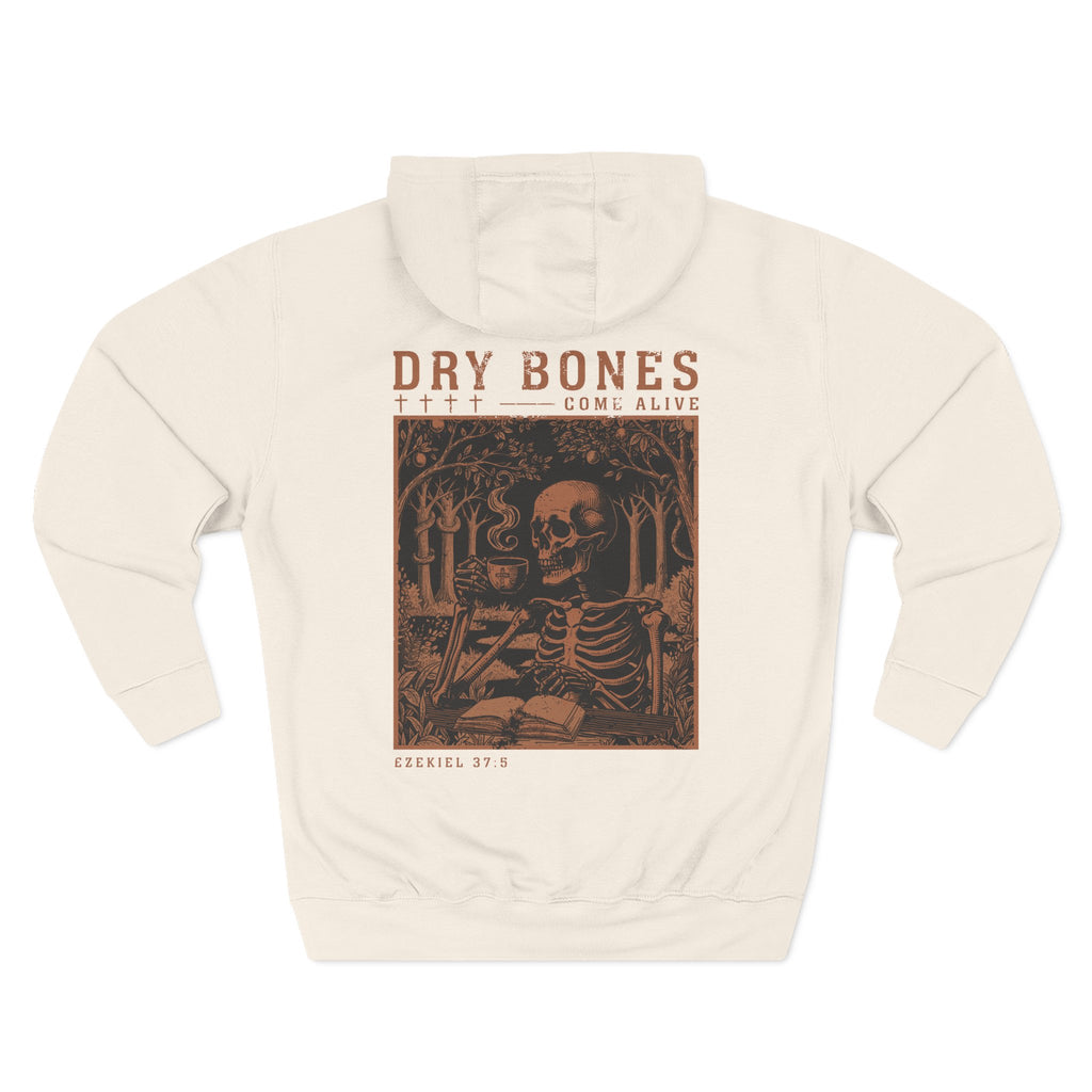 Dry Bones Come Alive Premium Vintage Gold Hoodie