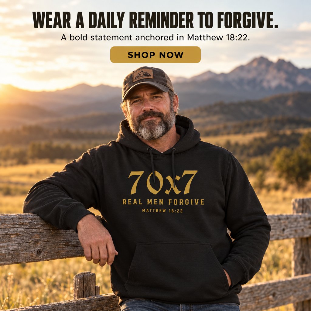 70x7 – Real Men Forgive Premium Hoodie