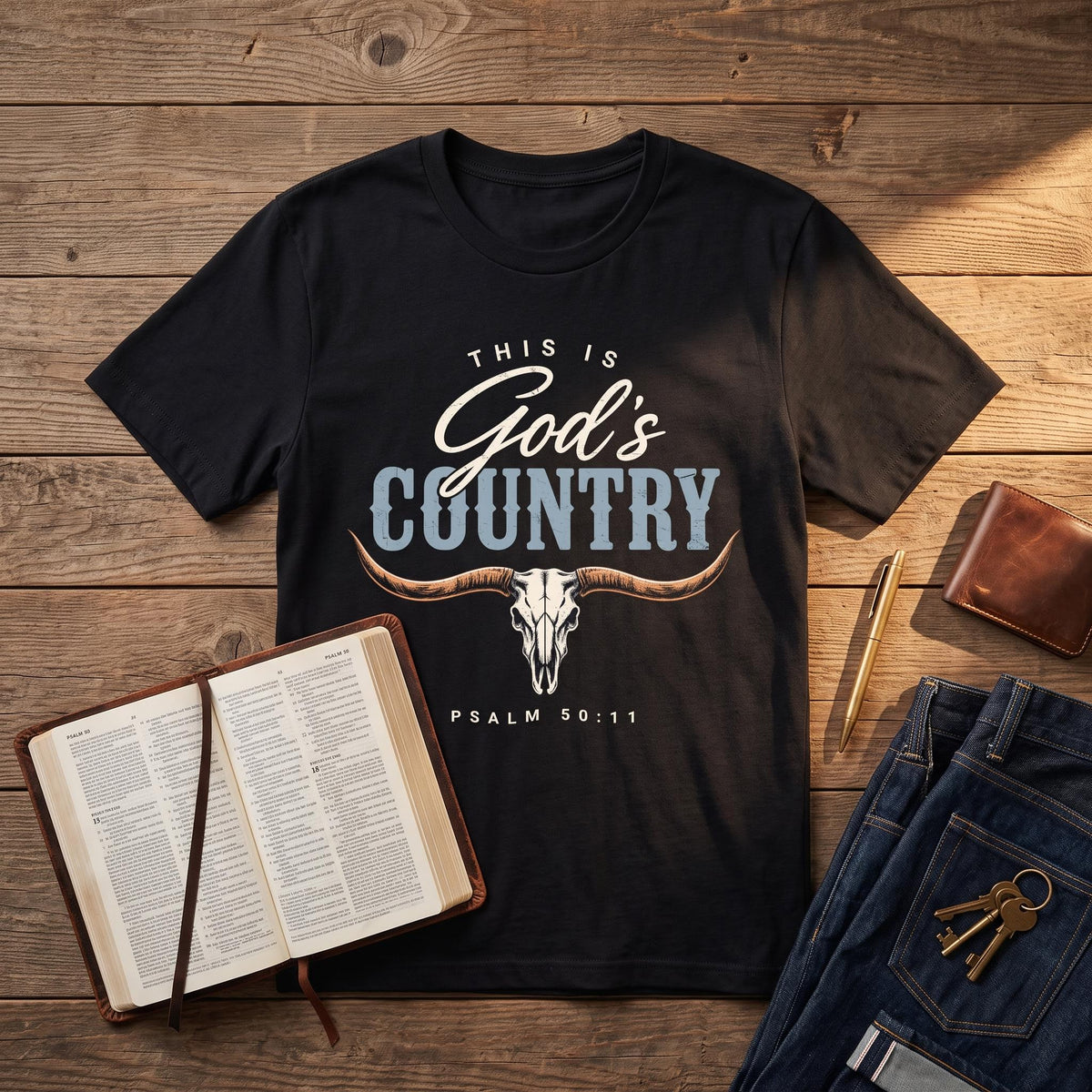 This Is God's Country" T-Shirt — Psalm 50:11