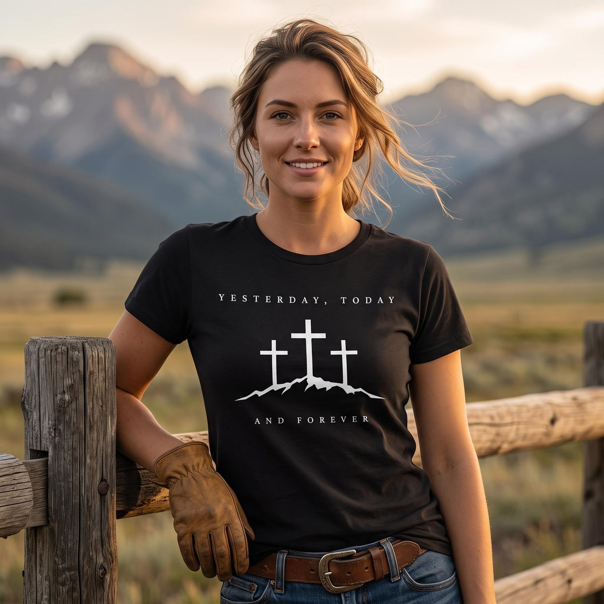 "Yesterday, Today, and Forever" T-Shirt — Hebrews 13:8