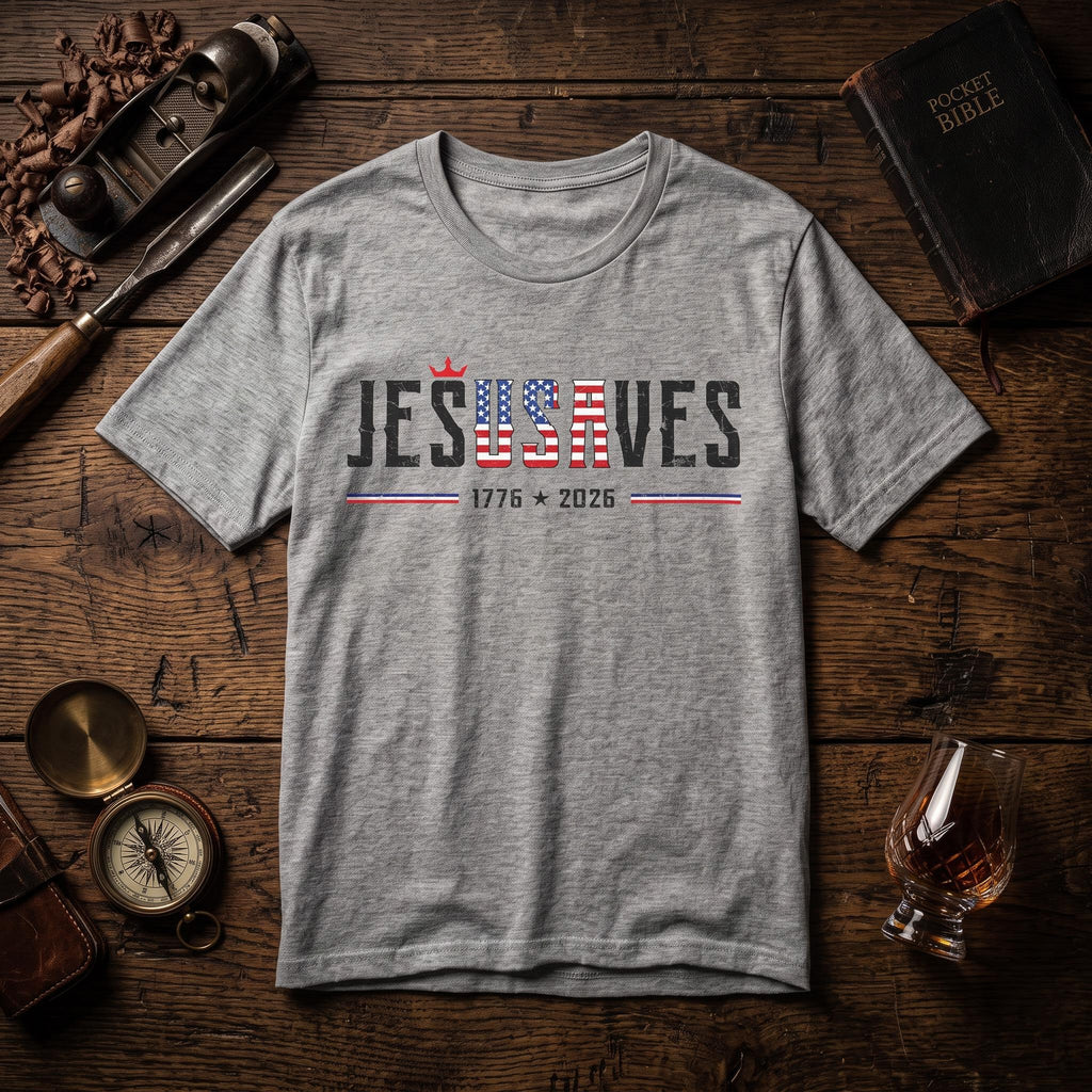 Jesus Saves premium tshirt