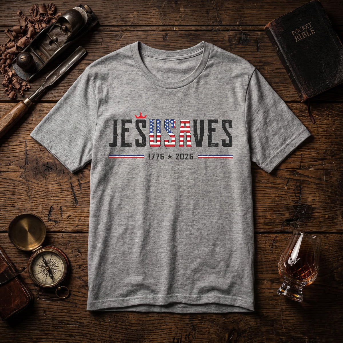 Jesus Saves premium tshirt