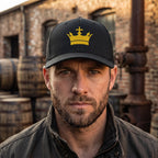 Cross & Crown Gold Richardson 112 Premium Snapback Hat