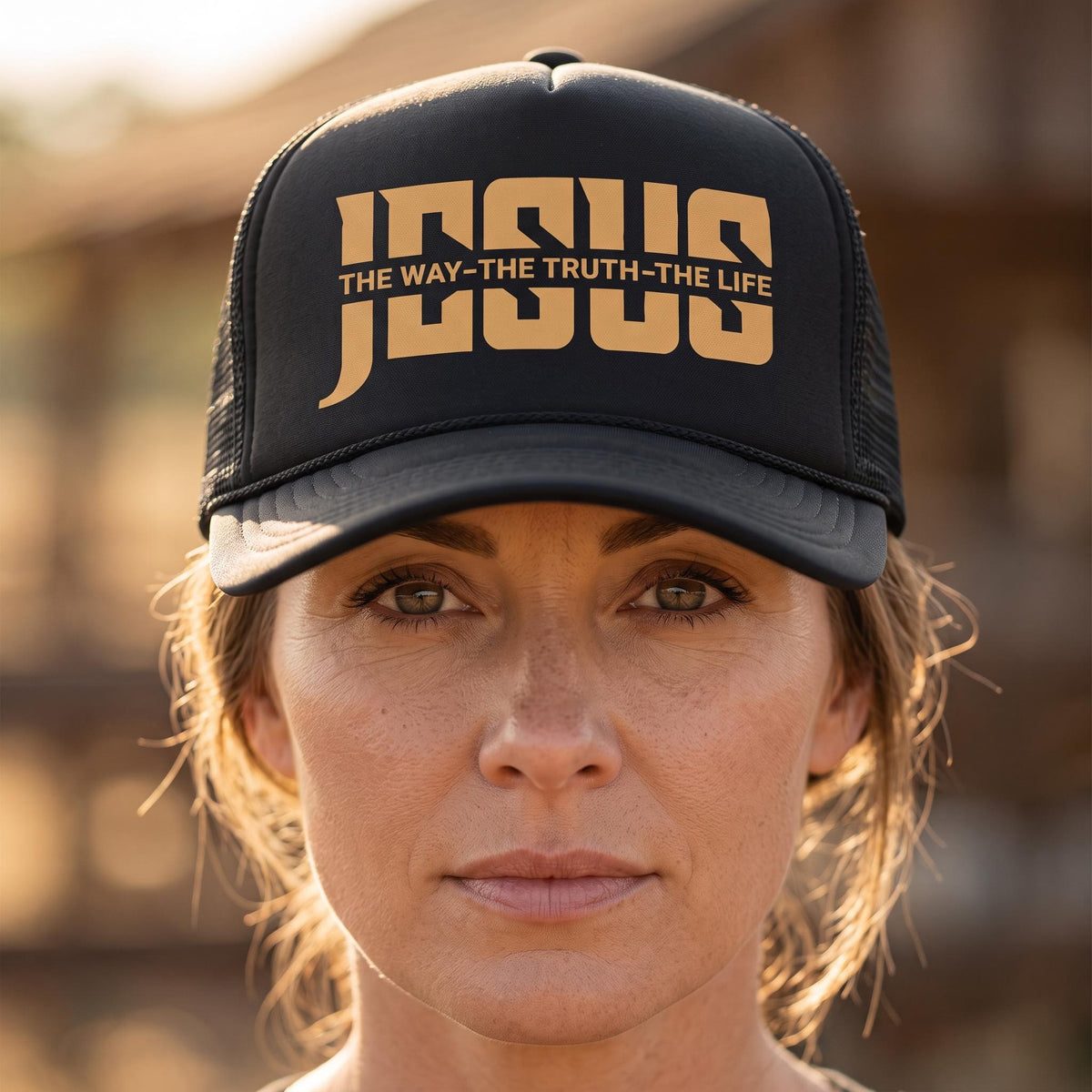 Jesus — The Way, The Truth, The Life" Trucker Hat