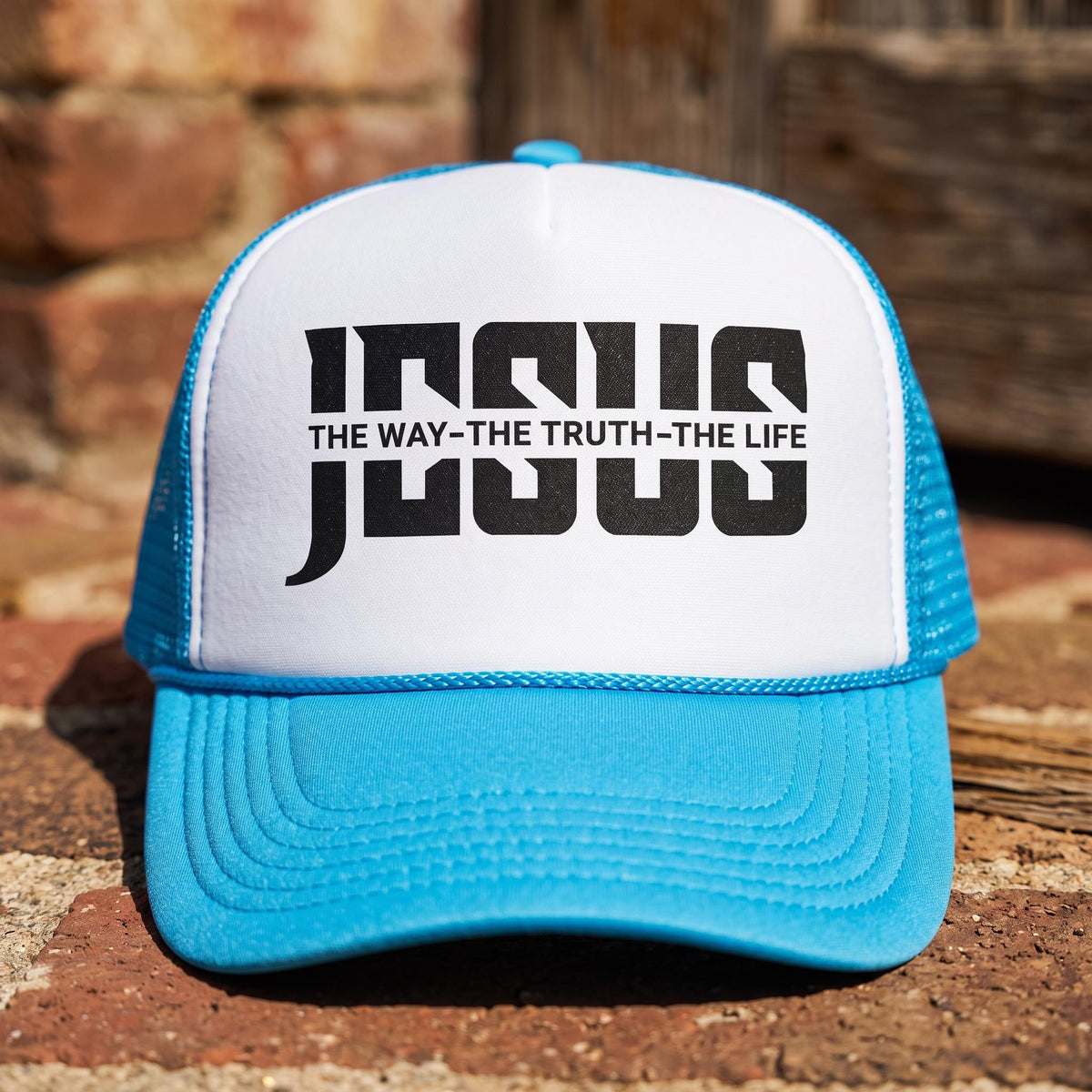 Jesus — The Way, The Truth, The Life" Trucker Hat