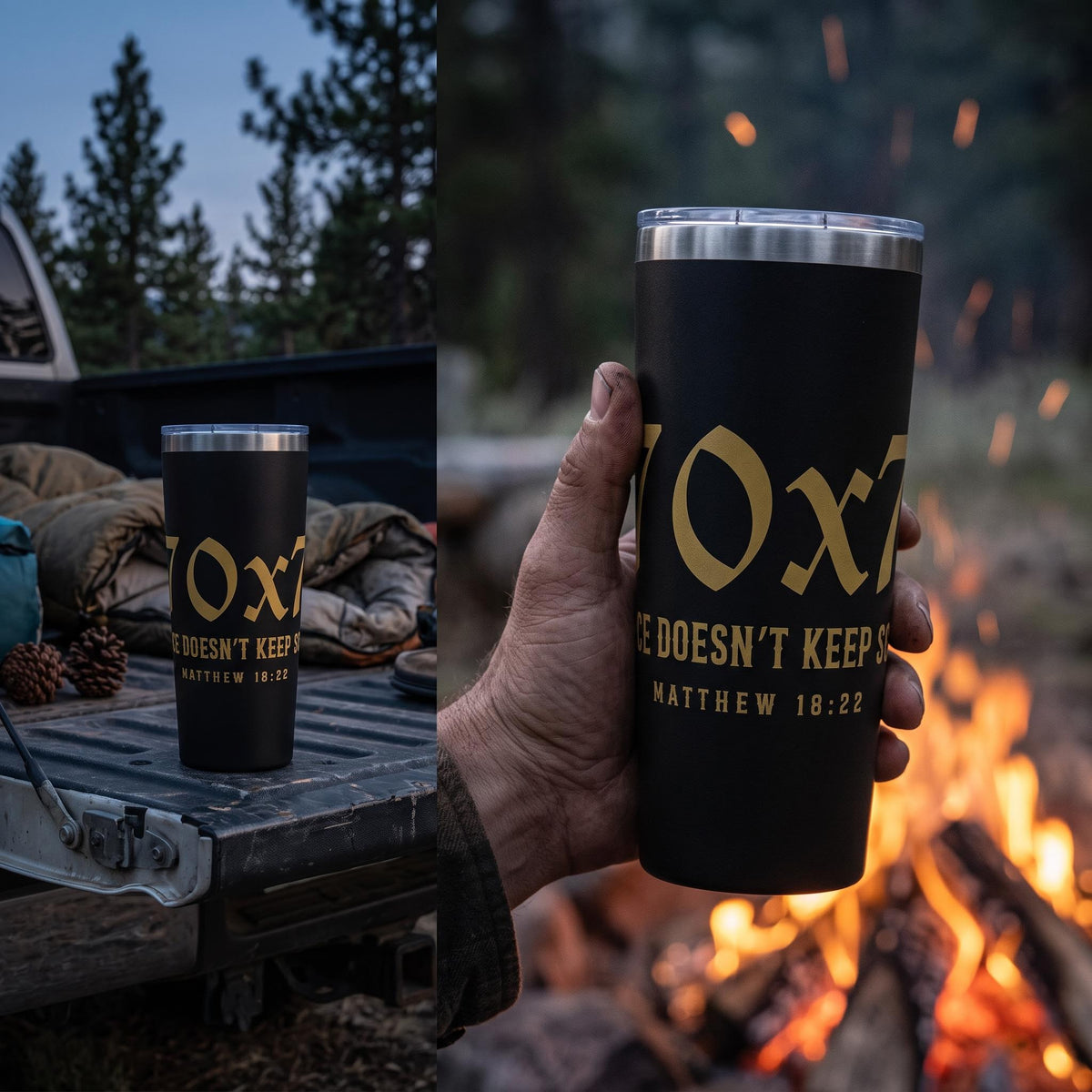 70x7 — Grace Doesn't Keep Score Insulated Tumbler