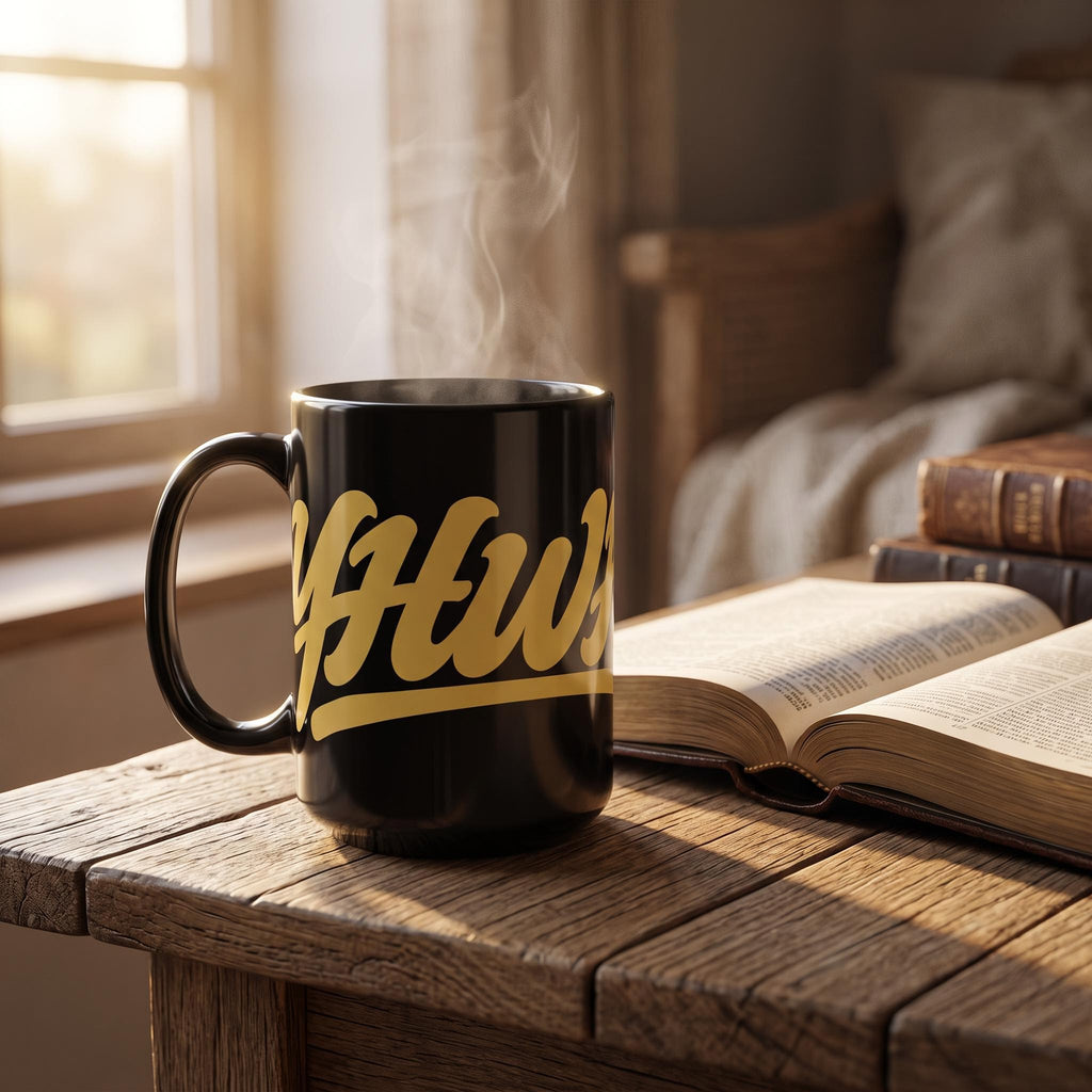 Yahweh - Black 15oz Coffee Mug