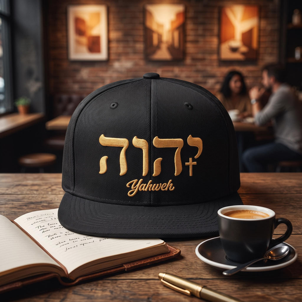 Redeemed Cross Flat Bill Snapback Hat