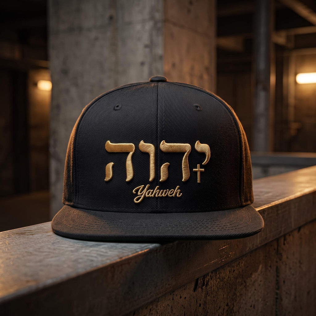 Redeemed Cross Flat Bill Snapback Hat