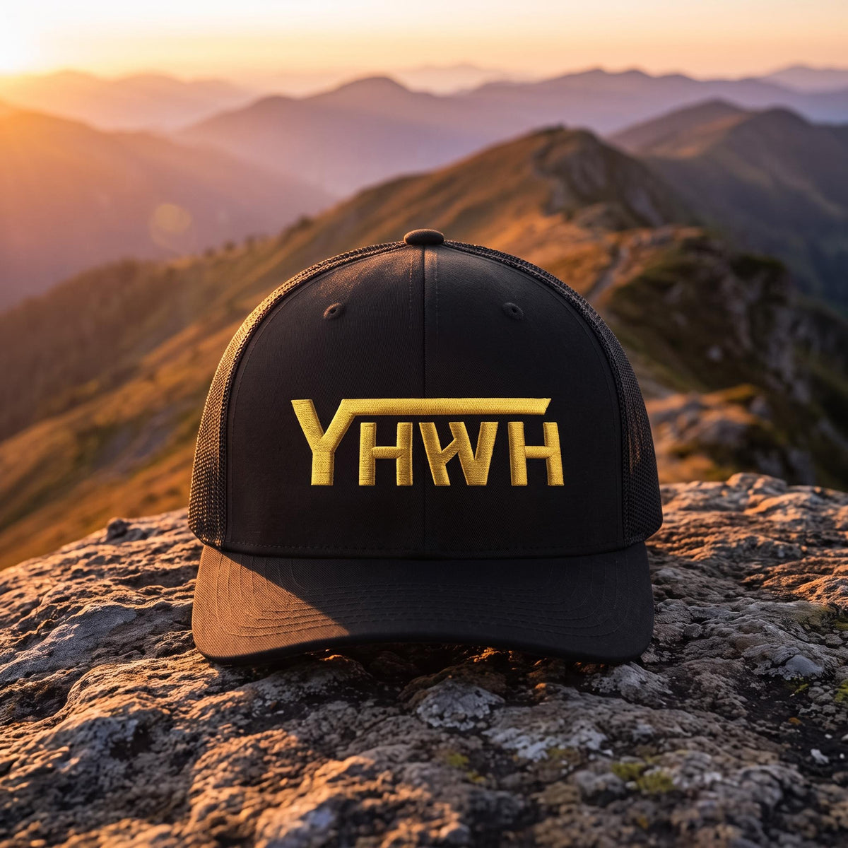 Yhwh Gold Richardson Snapback Hat