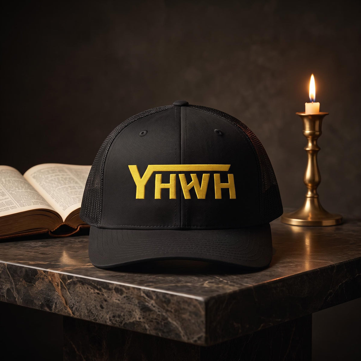 Yhwh Gold Richardson Snapback Hat