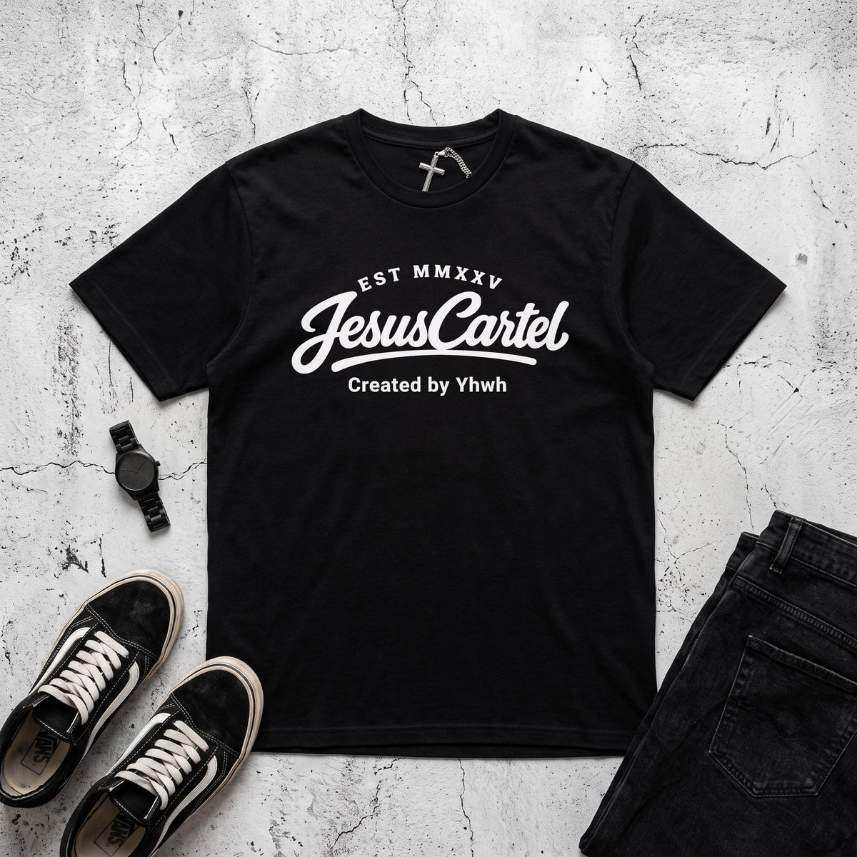 Jesus Cartel – Created by YHWH T-Shirt