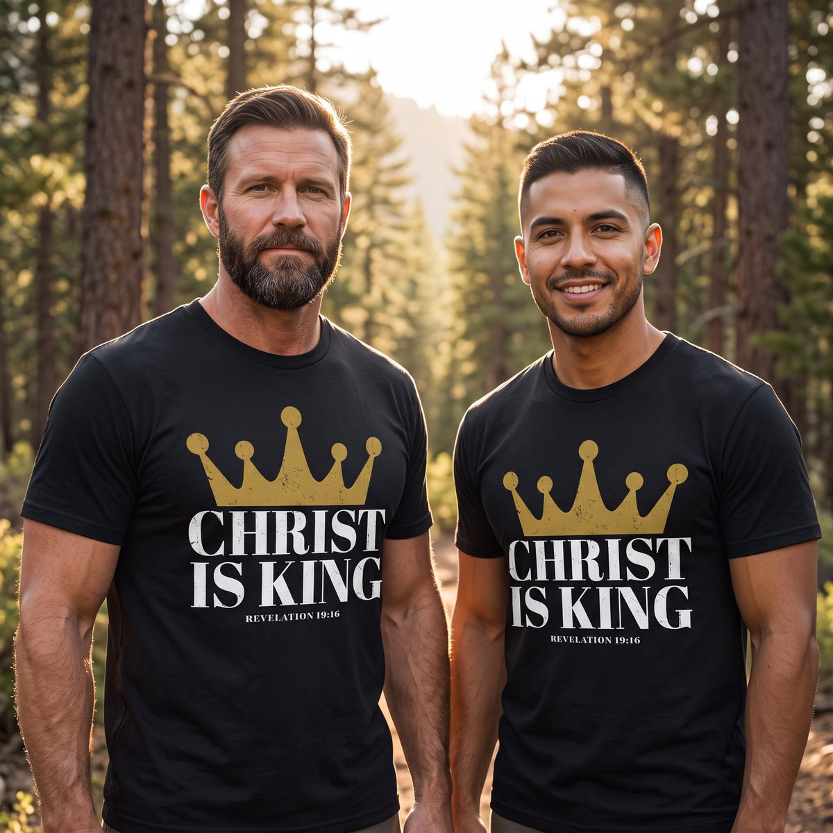 Christ Is King Premium Christian Tee